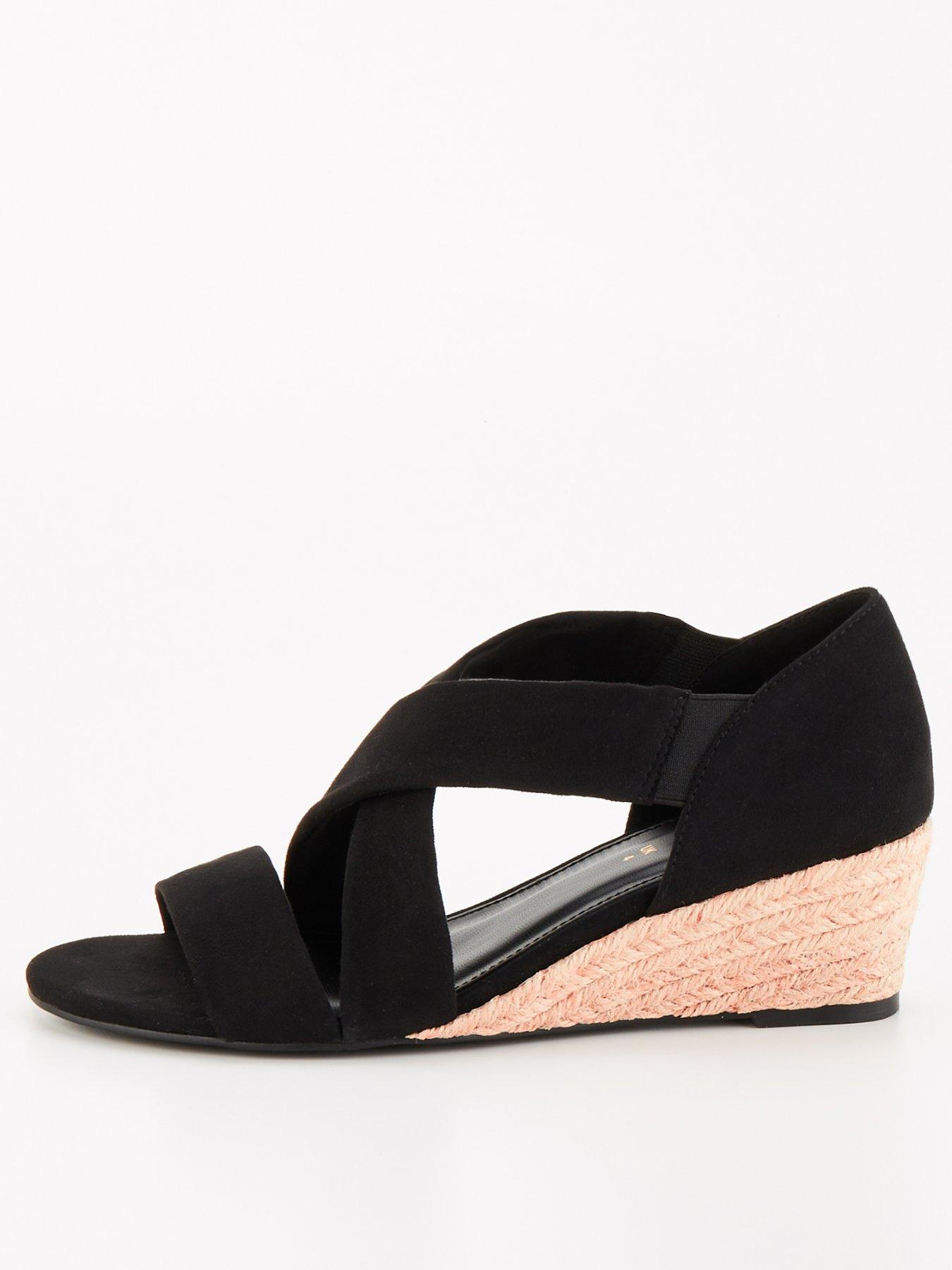 Maiden cross strap wedge sandals outlet