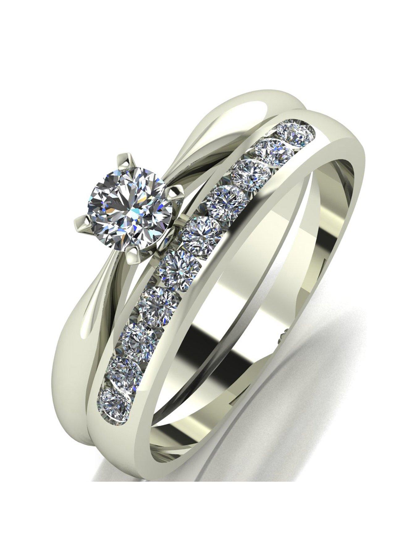 moissanite-9ct-gold-050ct-total-moissanite-ring-set