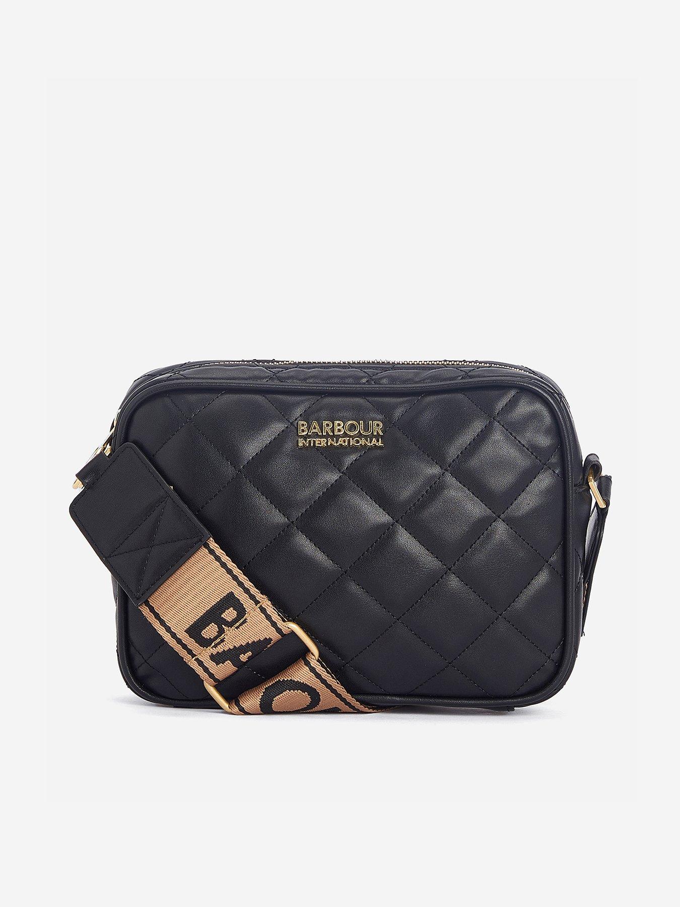  image of barbour-international-quilted-sloane-crossbody-bag-black
