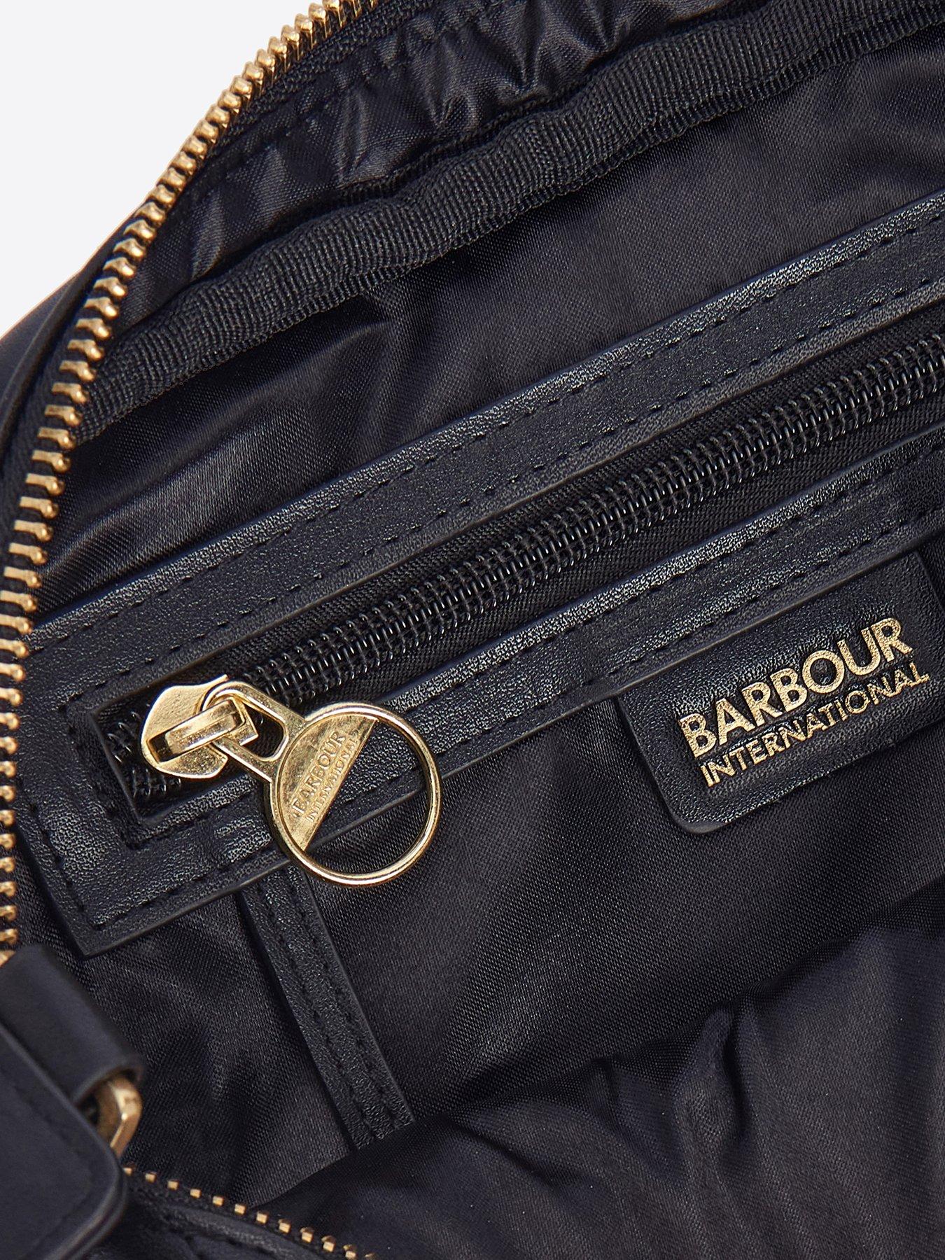  image of barbour-international-quilted-sloane-crossbody-bag-black