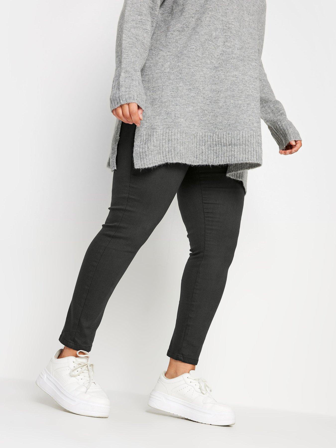 Image 1 of 3 of Yours Grace Jeggings Grey