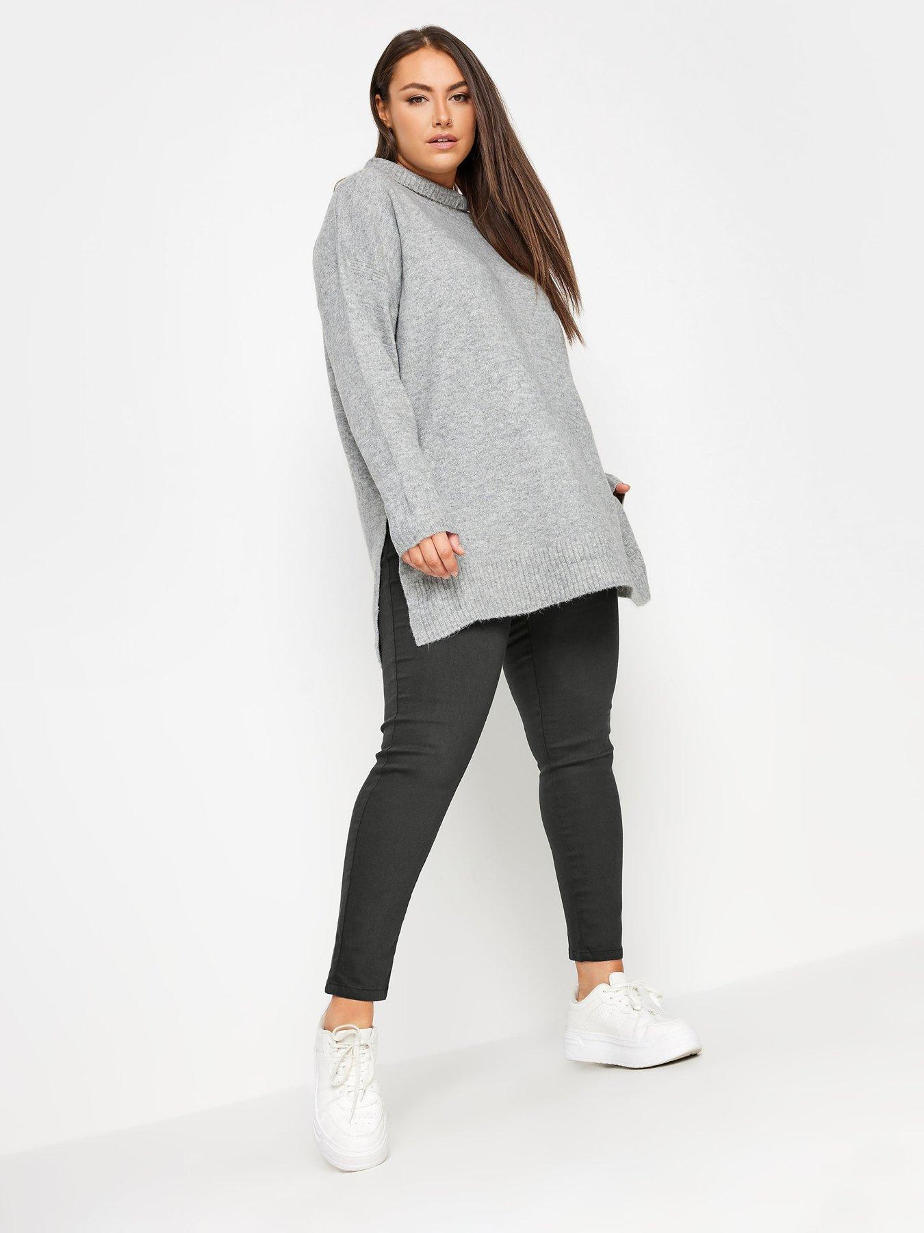 Image 3 of 3 of Yours Grace Jeggings Grey