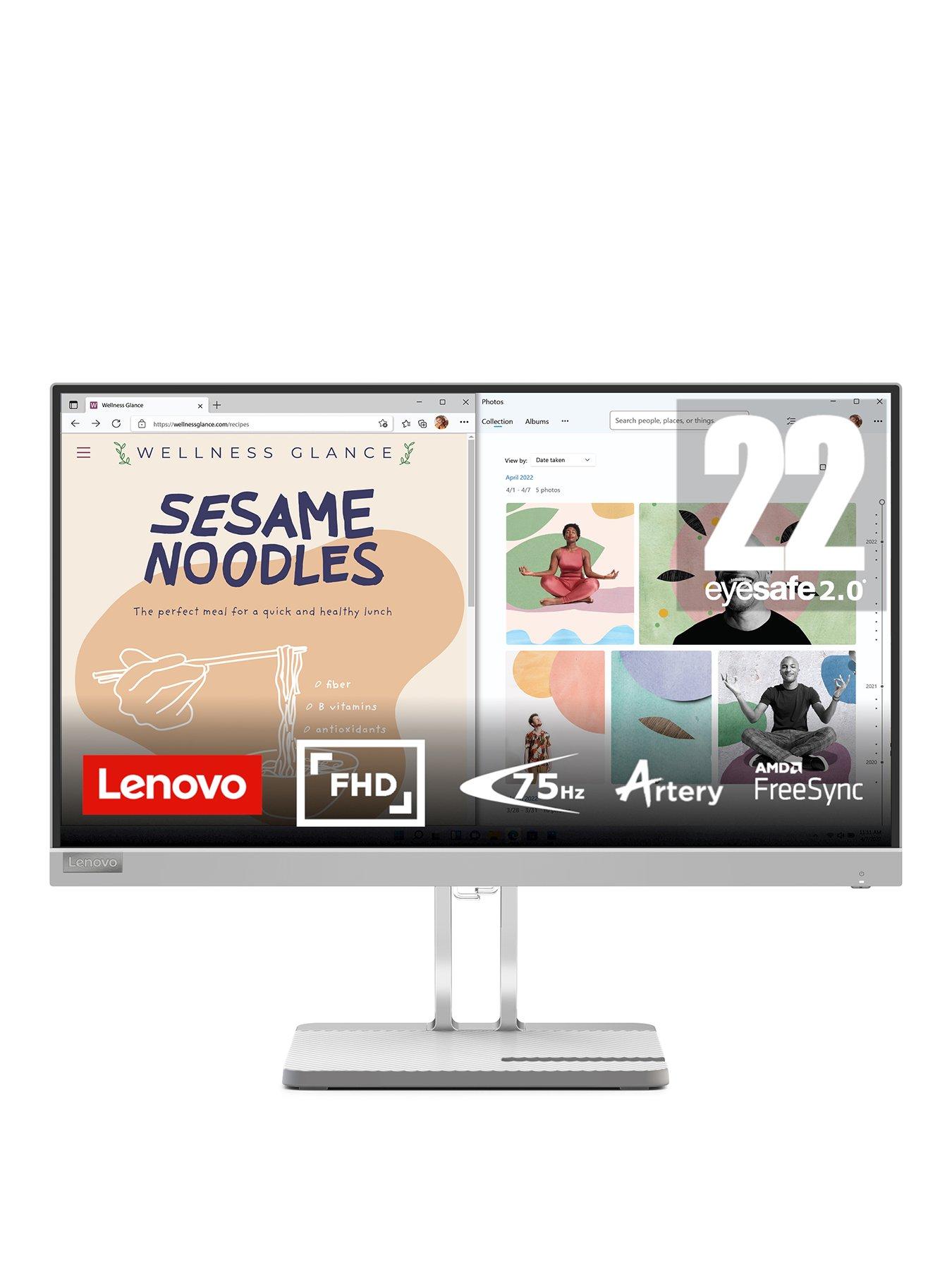 undefined L22e-40 22-inch PC Monitor - FHD, 75Hz, VA, 4ms, AMD Freesync