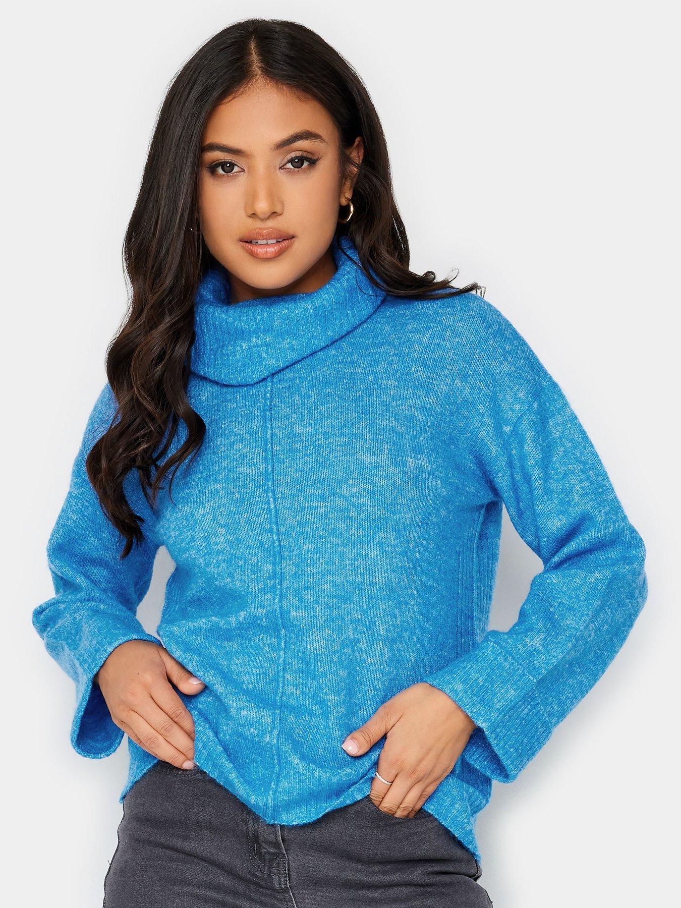 Petite roll 2025 neck jumper