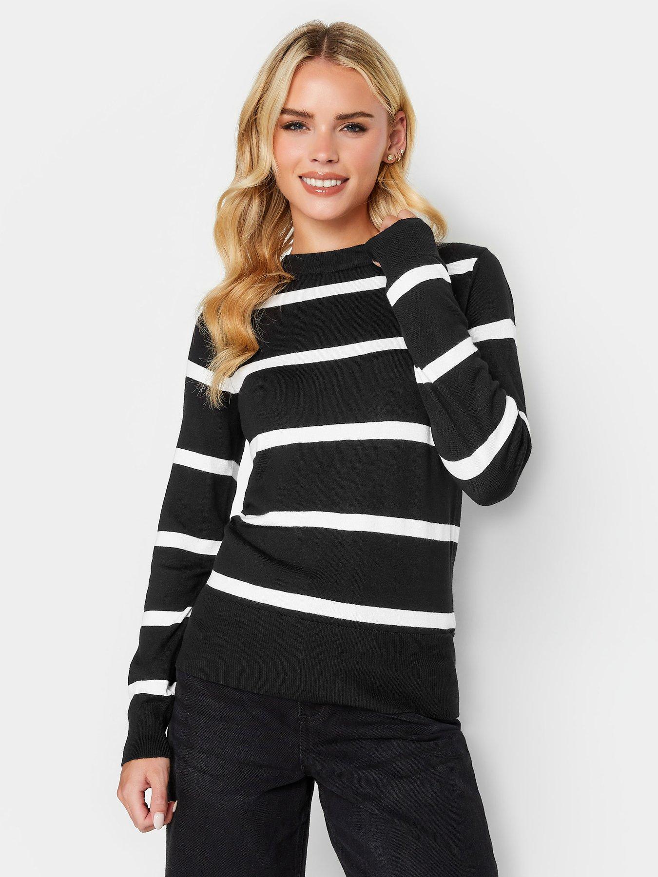 pixiegirl-petite-mono-stripe-jumper