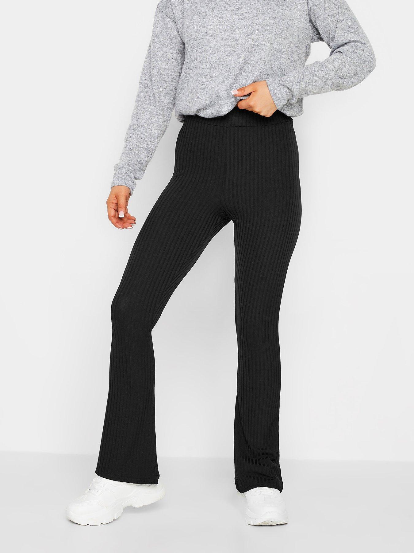 Everyday Petite Ponte Slim Leg Trousers - Black