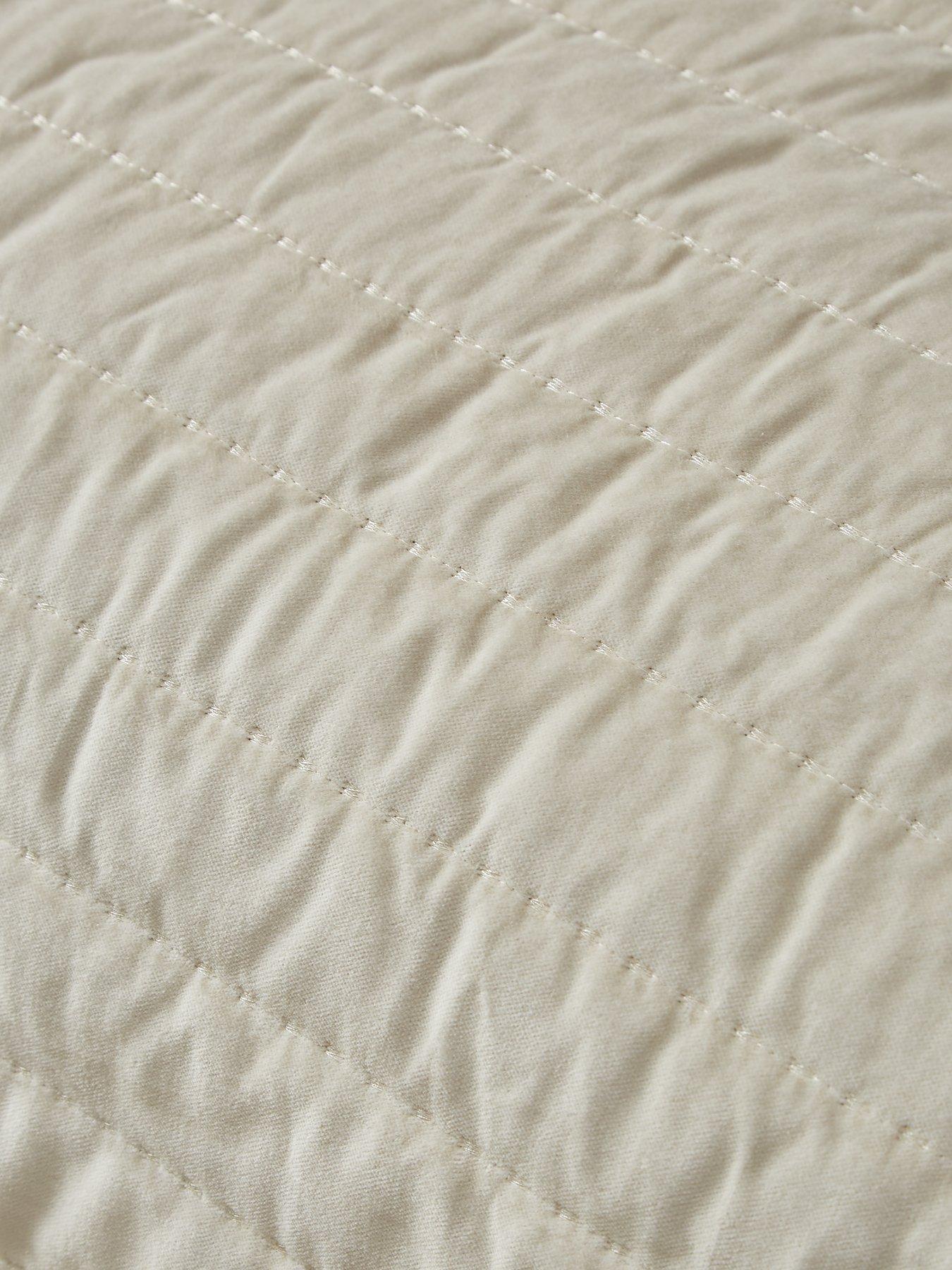 Image 3 of 3 of The Very Collection Cotton Velvet Stitch Embroidered Bedspread