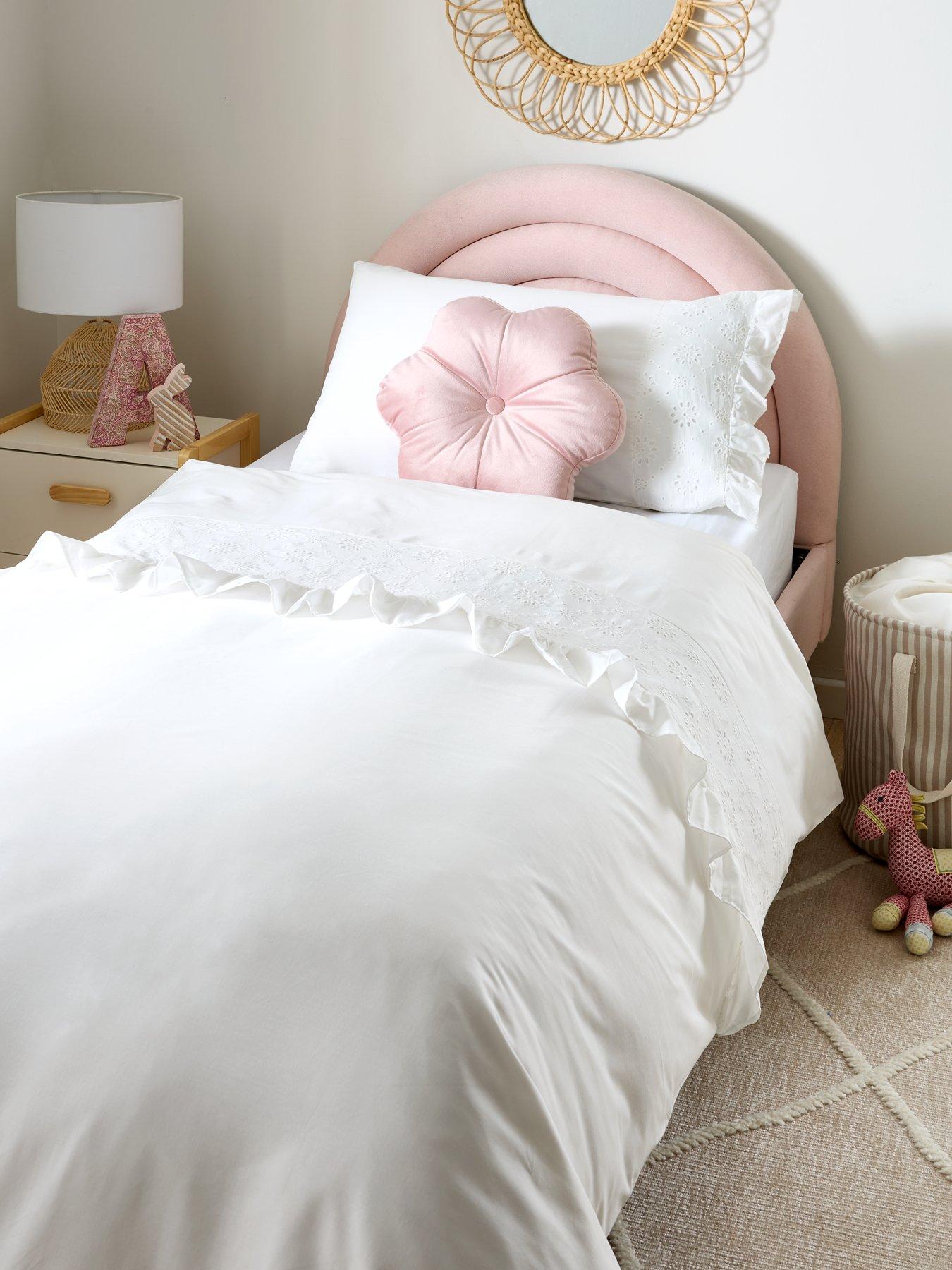 undefined Kids Floral Ruffle Duvet Cover Set