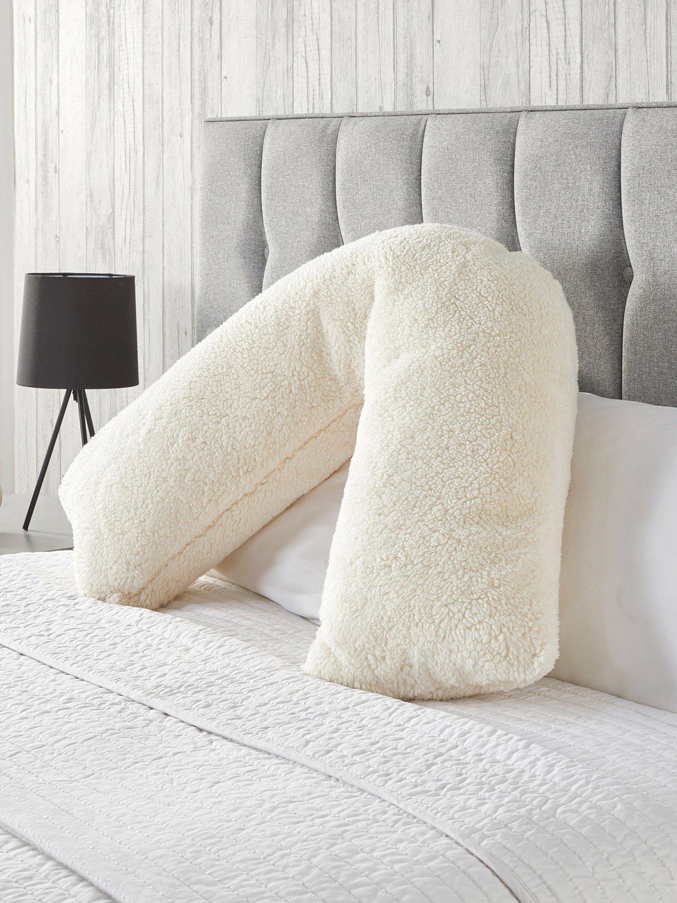 Very Home V-Shaped Teddy Pillow
