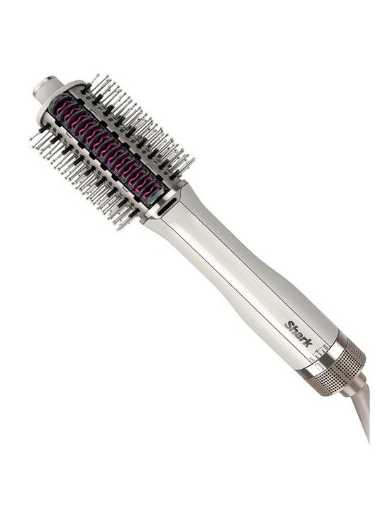 front image of shark-smoothstyle-heated-brush-amp-smoothing-comb-ht202uk