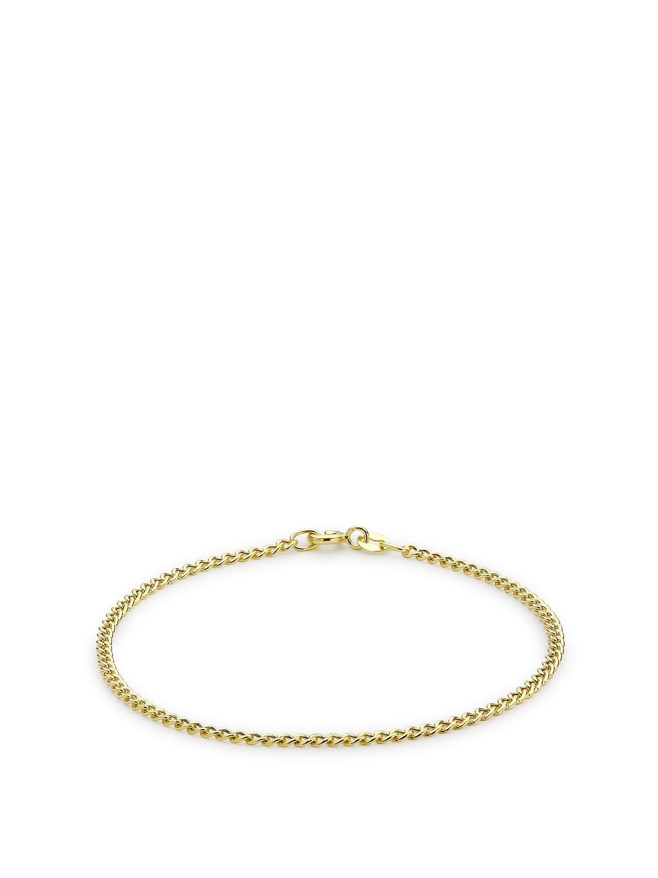 the-love-collection-9ct-yellow-gold-curb-chain-bracelet