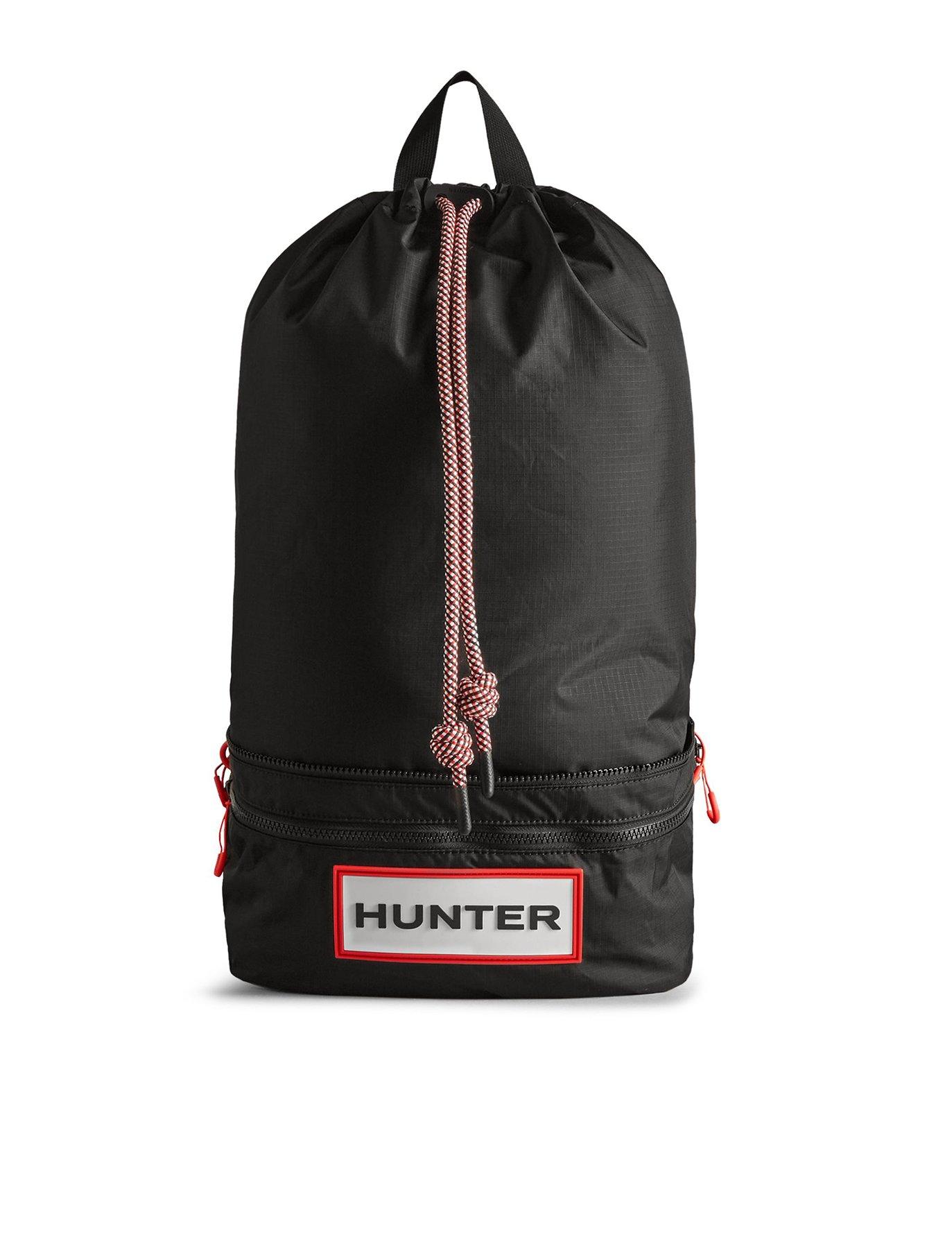 Hunter black online backpack