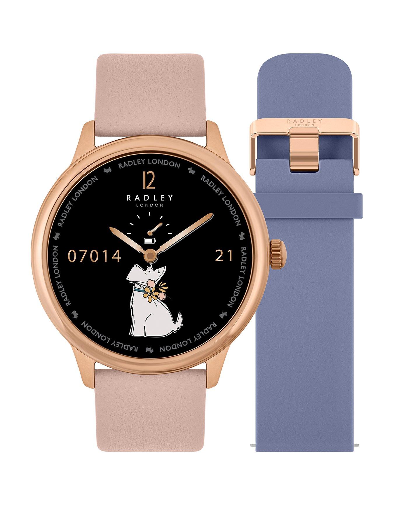 Lipsy Heart Detail Dial Nude Strap Watch