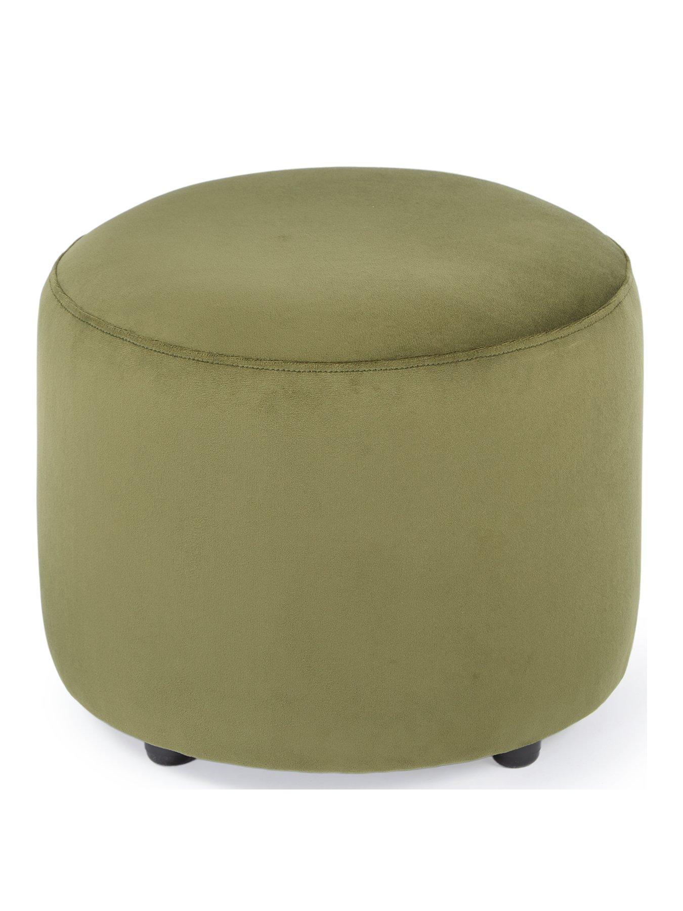 Image 2 of 4 of Very Home Maison Velvet Accent Stool&nbsp;- Made to order in the UK