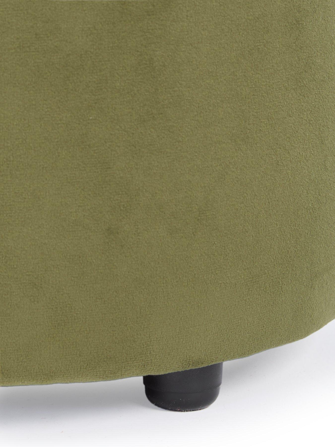 Image 3 of 4 of Very Home Maison Velvet Accent Stool&nbsp;- Made to order in the UK