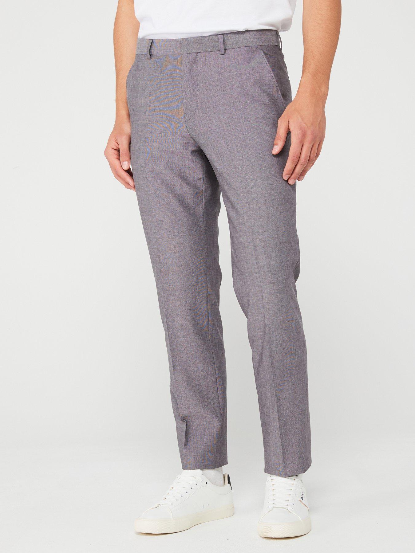 BOSS Leon Mix & Match Suit Trousers - Grey | littlewoods.com