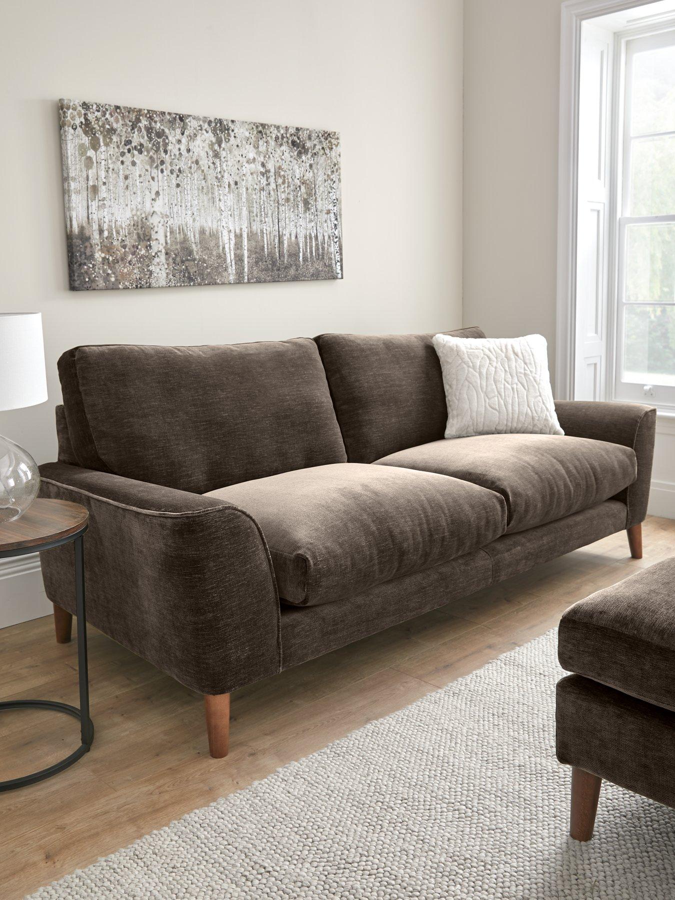 undefined Astrid Fabric 4 Seater Sofa - Made in the UK
