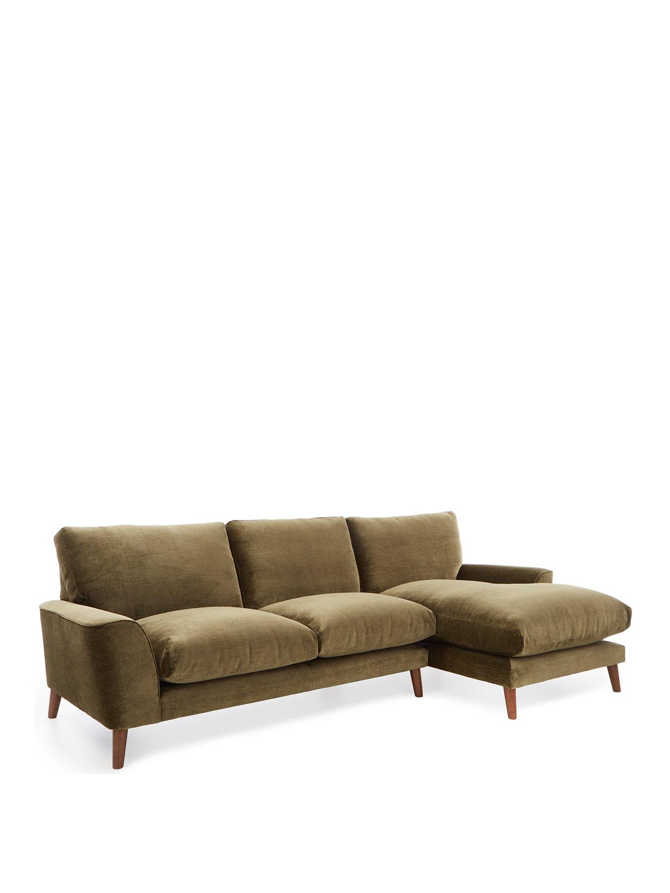  image of very-home-astrid-right-hand-fabric-corner-chaise-sofa