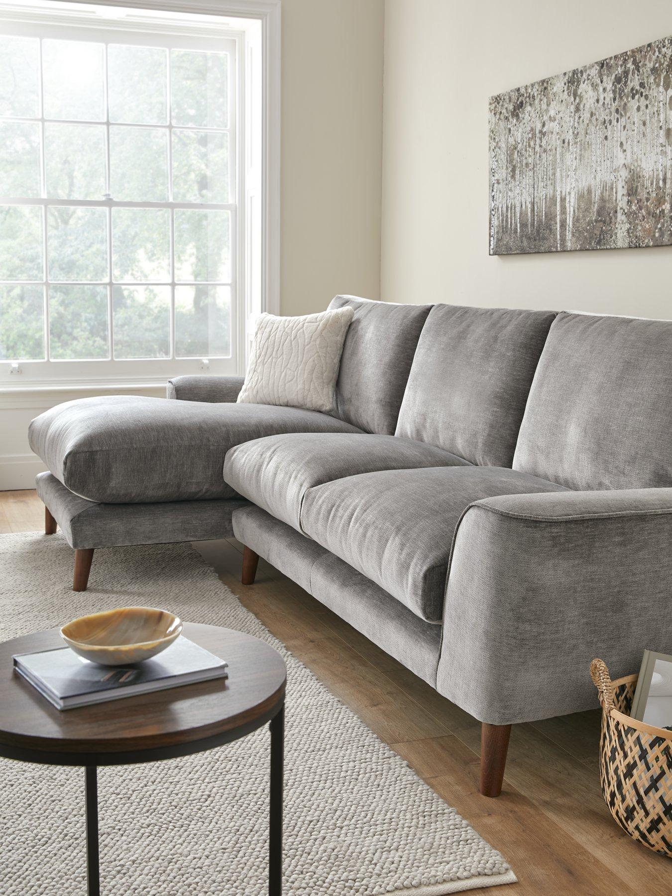 undefined Astrid Left Hand Fabric Corner Chaise Sofa - Made to order in the UK