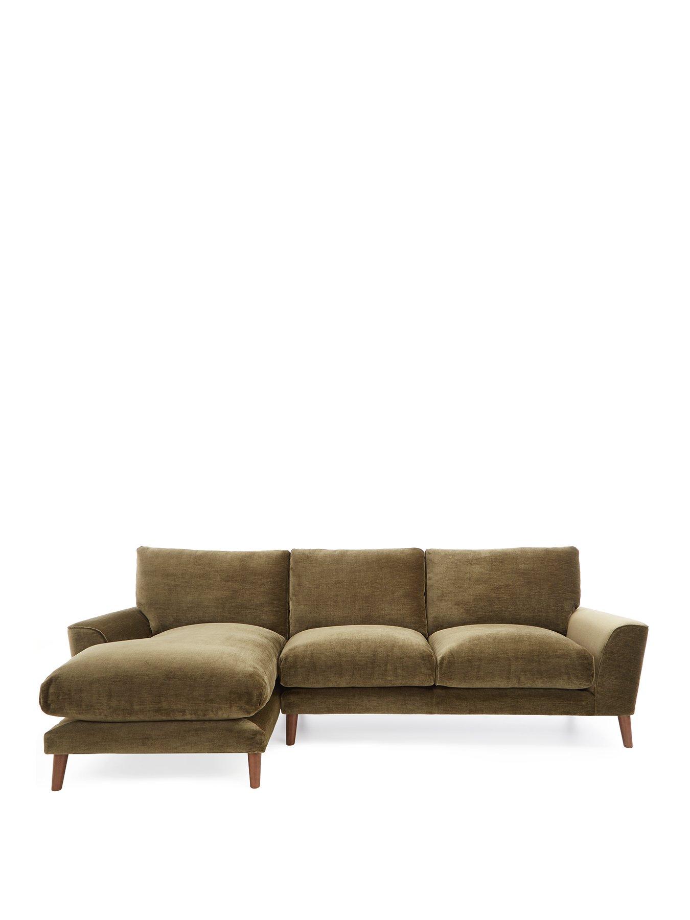Image 2 of 6 of Very Home Astrid Left Hand Fabric Corner Chaise Sofa&nbsp;- Made to order in the UK