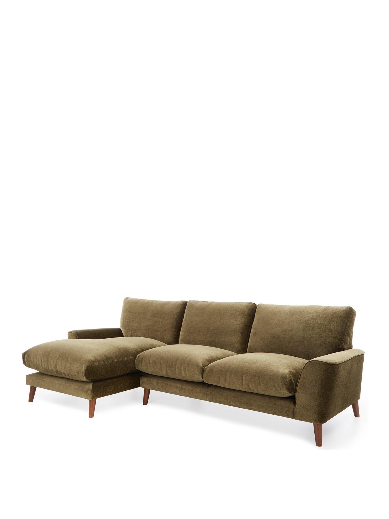 Image 3 of 6 of Very Home Astrid Left Hand Fabric Corner Chaise Sofa&nbsp;- Made to order in the UK