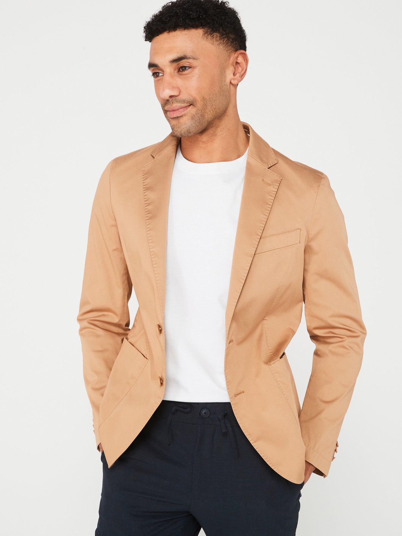 undefined Hanry Slim Fit Jacket - Dark Beige