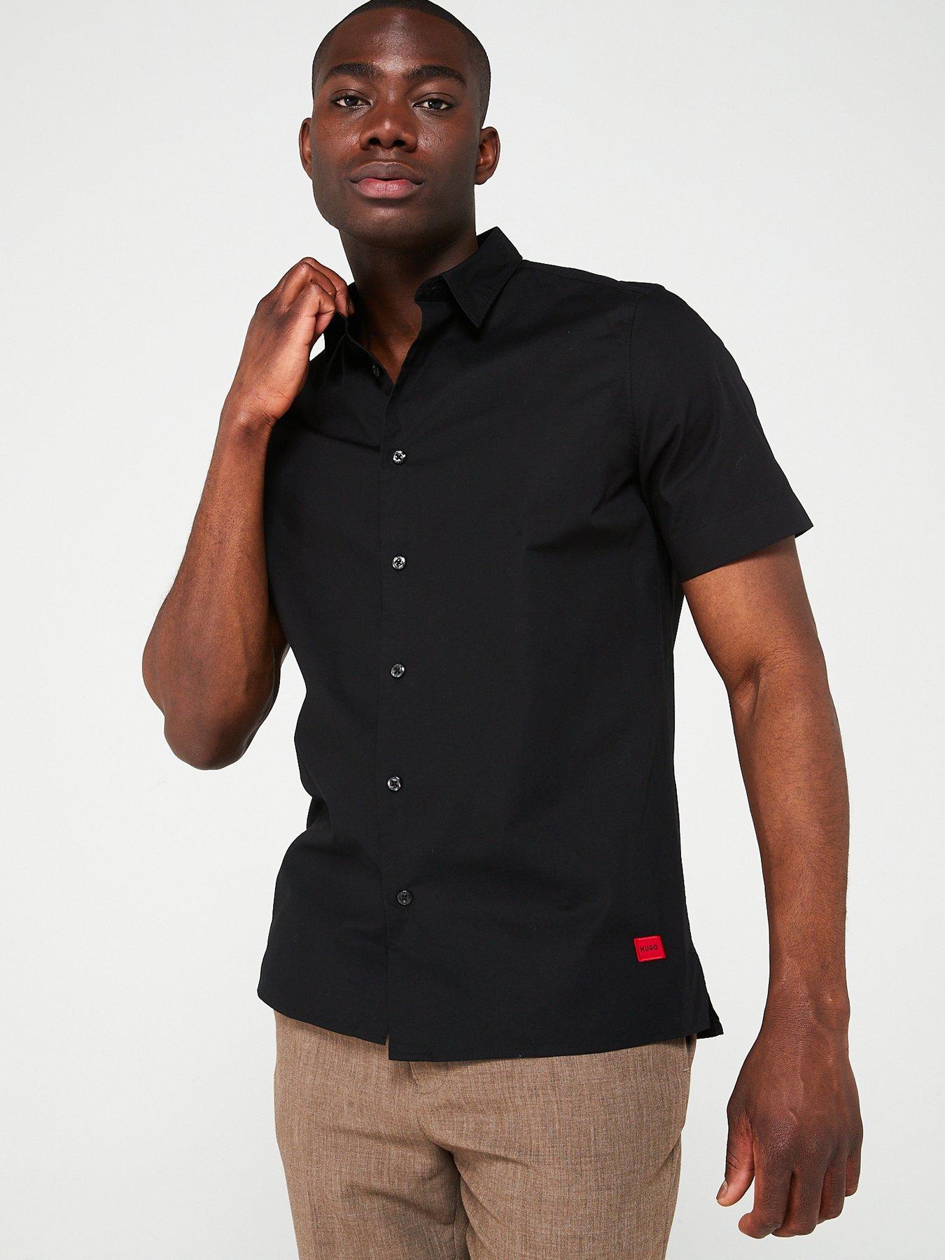 hugo-ebor-relaxed-fit-short-sleeve-shirt-black