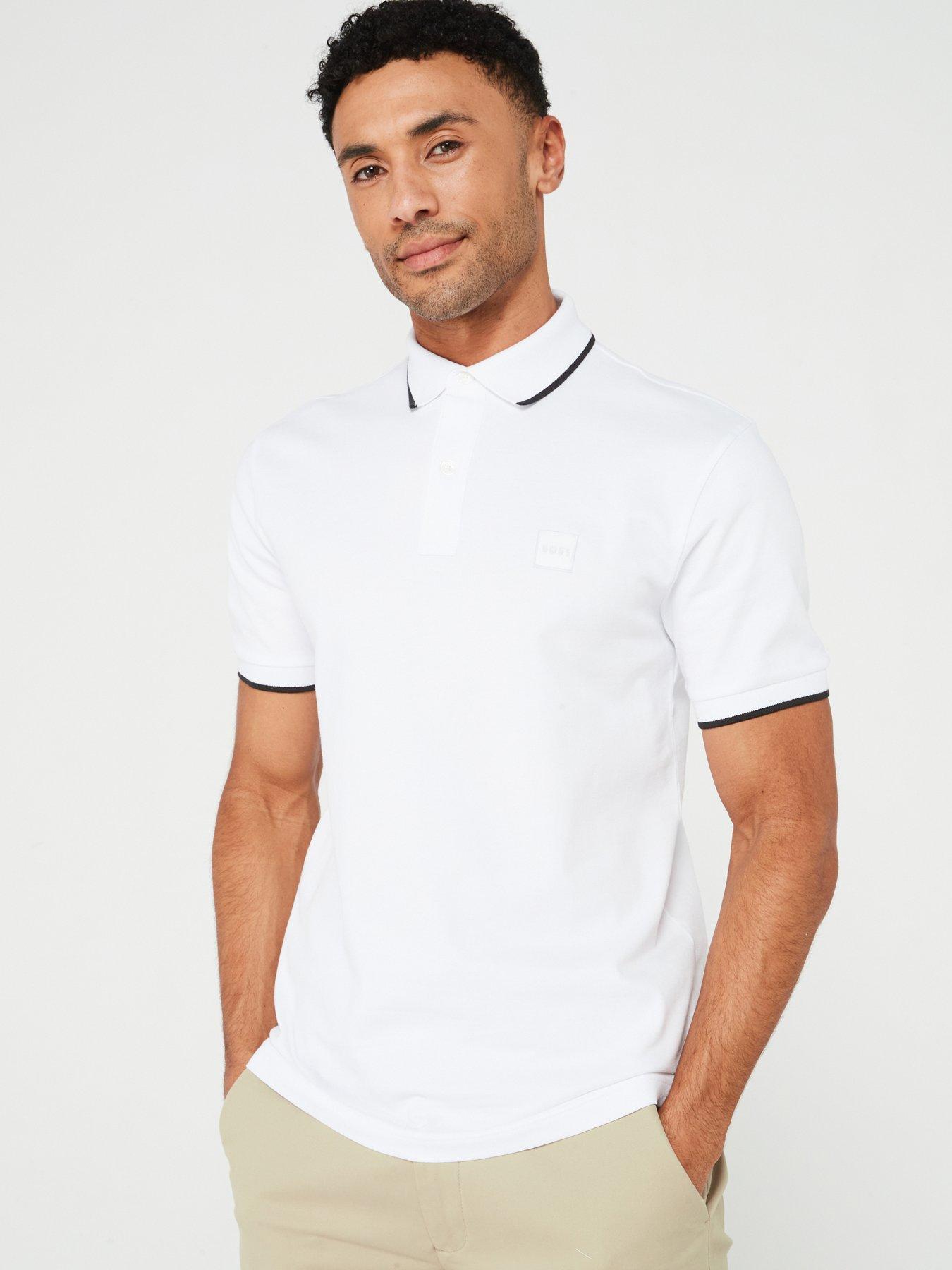 undefined Passertip Slim Fit Short Sleeve Polo Shirt - White