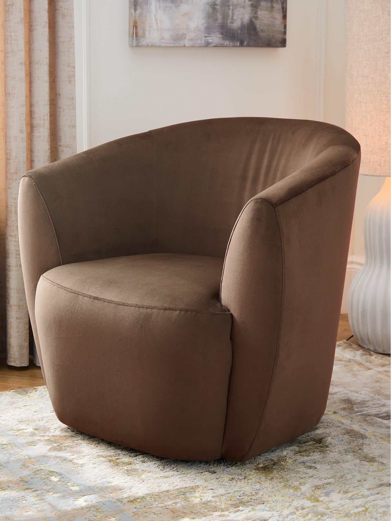 undefined Maison Velvet Accent Chair - Made to order in the UK