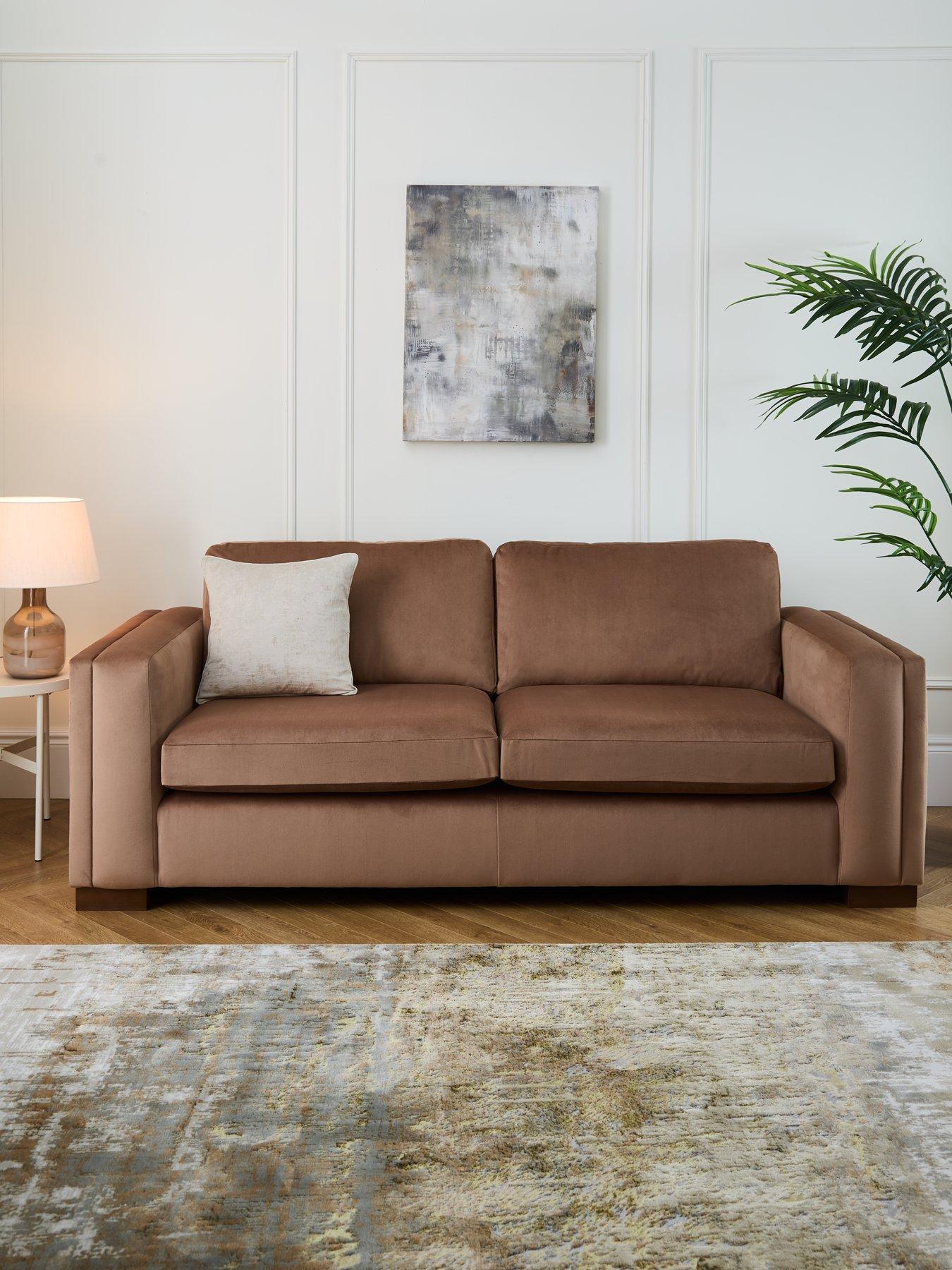 undefined Maison Velvet 3 Seater Sofa - Made to order in the UK