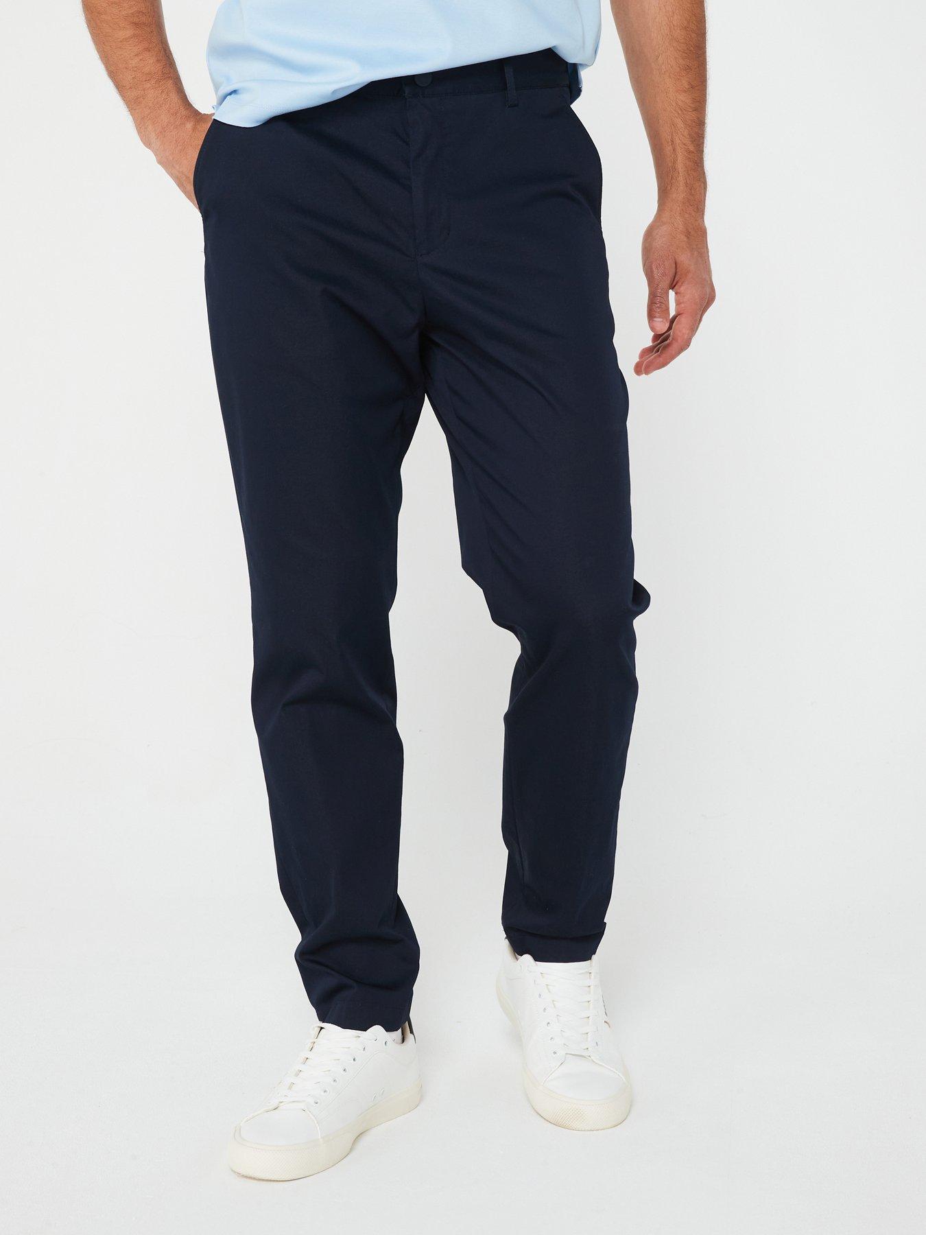undefined Perin Relaxed Fit Trouser - Dark Blue