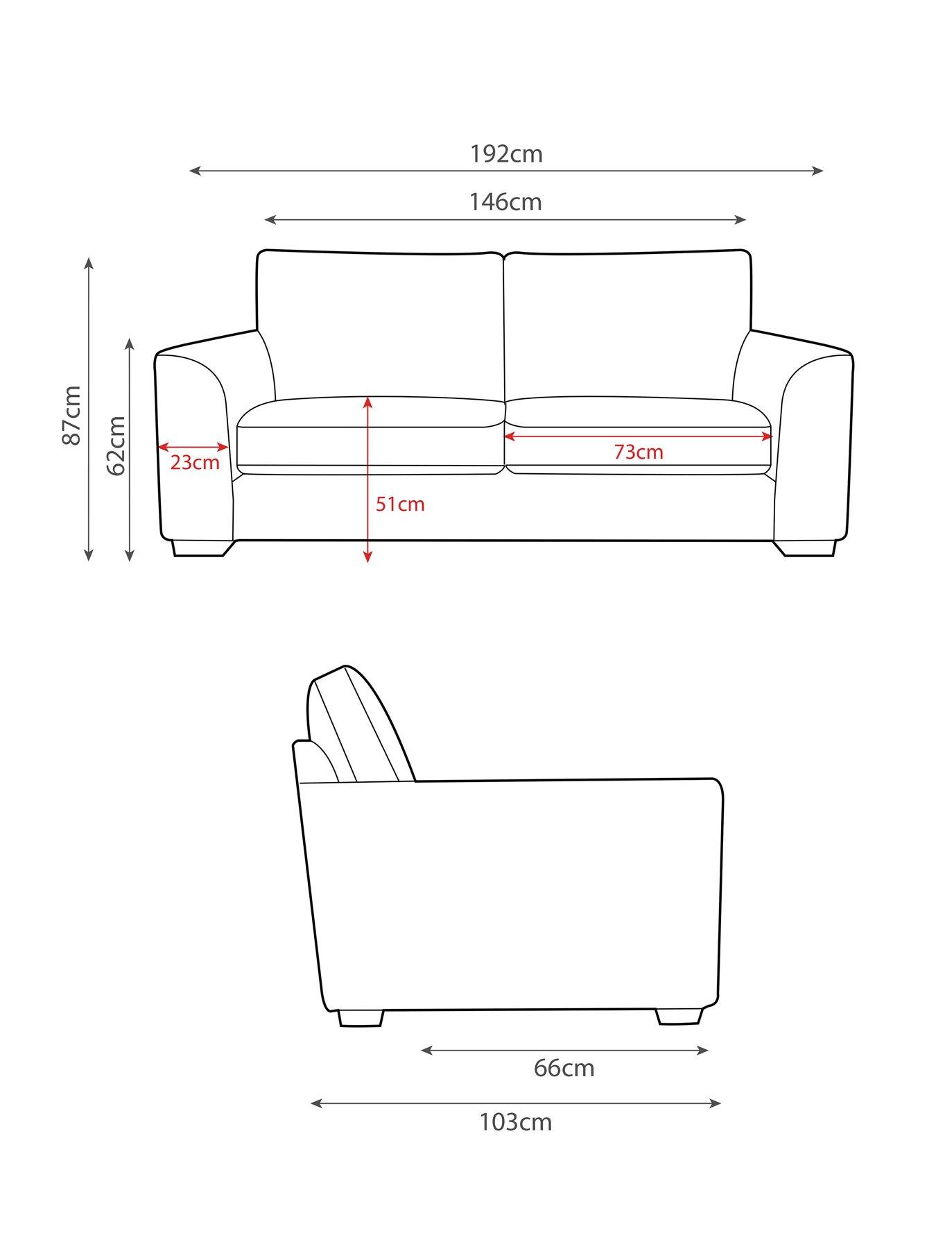 Image 5 of 5 of Very Home Arlo Fabric 2 Seater Sofa&nbsp;- Made to order in the UK