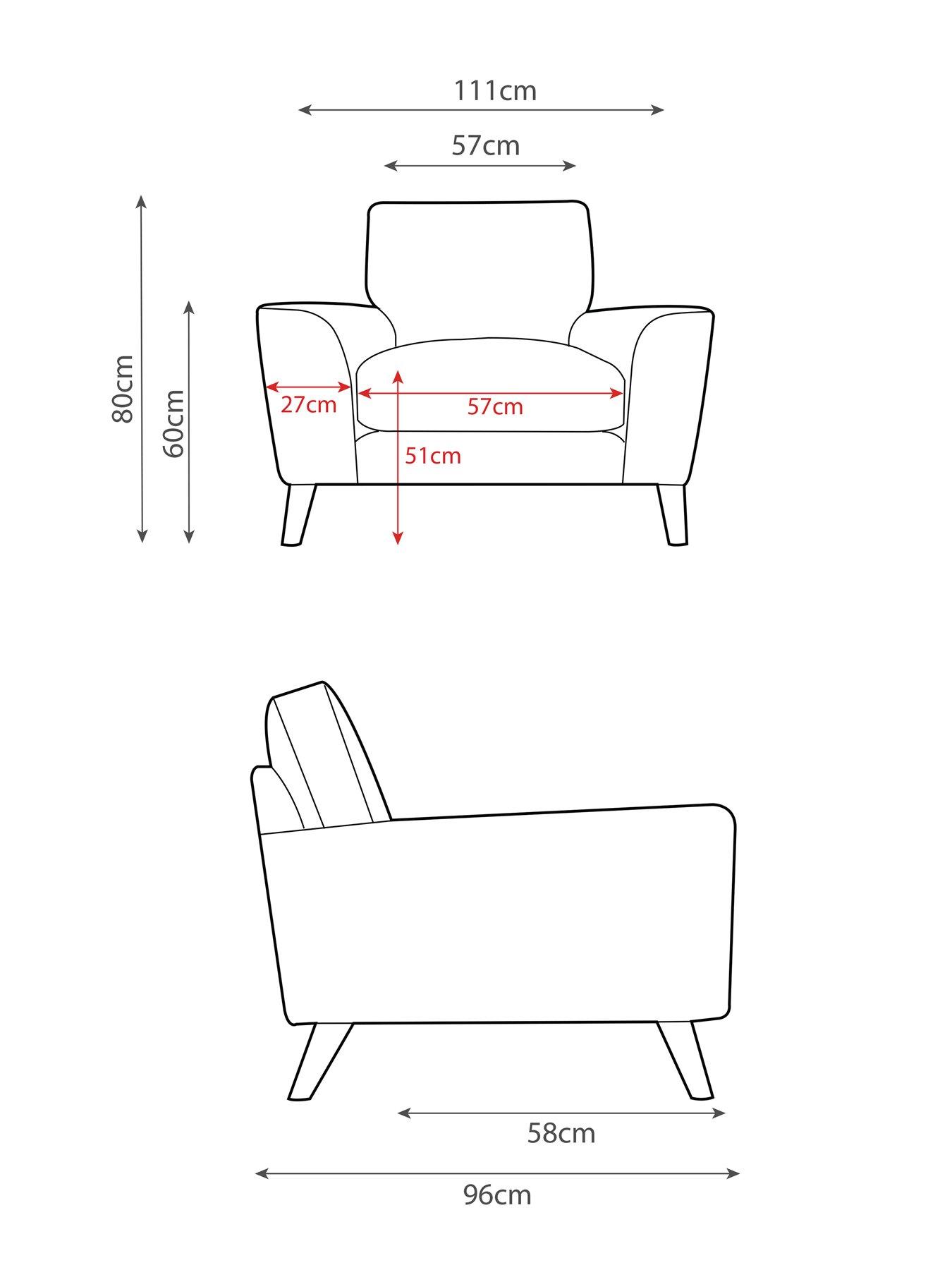  image of very-home-astrid-fabric-armchair