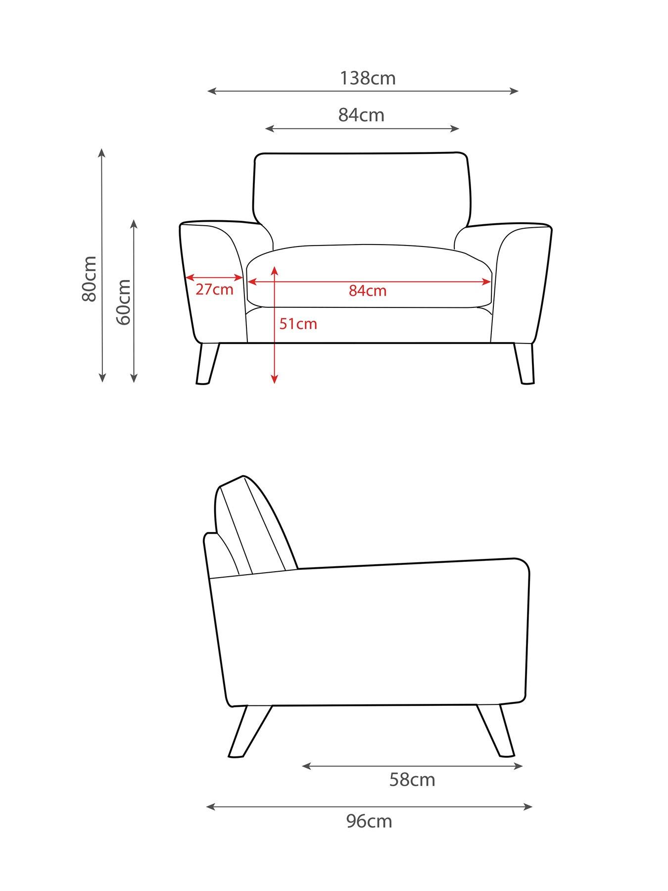 Image 6 of 6 of Very Home Astrid Snuggle Chair&nbsp;- Made in the UK