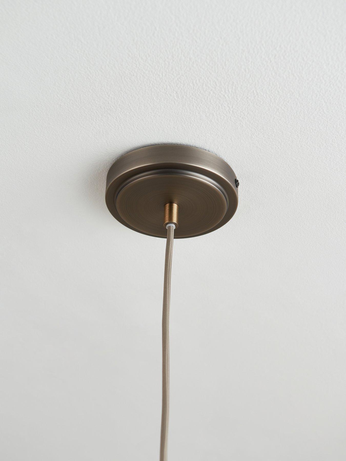  image of very-home-hemstone-pendant-pewterantique-brass