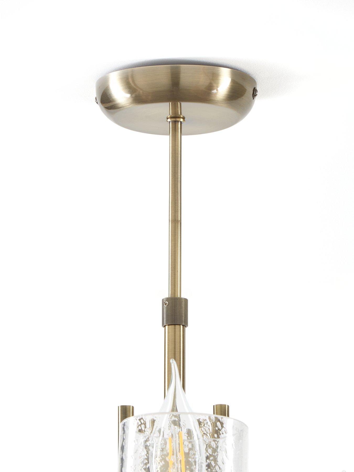 Image 5 of 6 of The Very Collection Stowe 5 Light Ceiling Pendant - Antique Brass