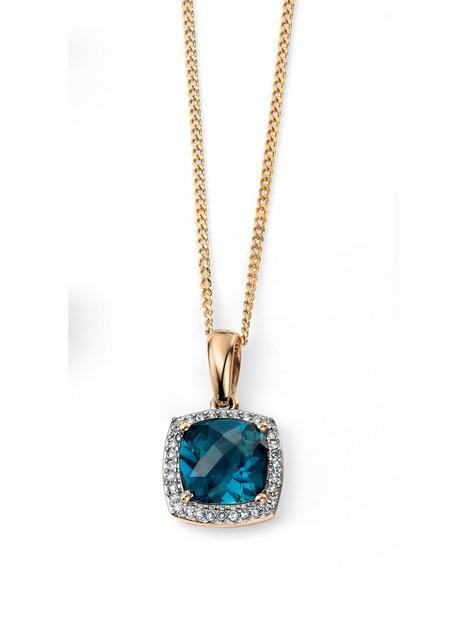 love-gold-9ct-gold-blue-topaz-necklace
