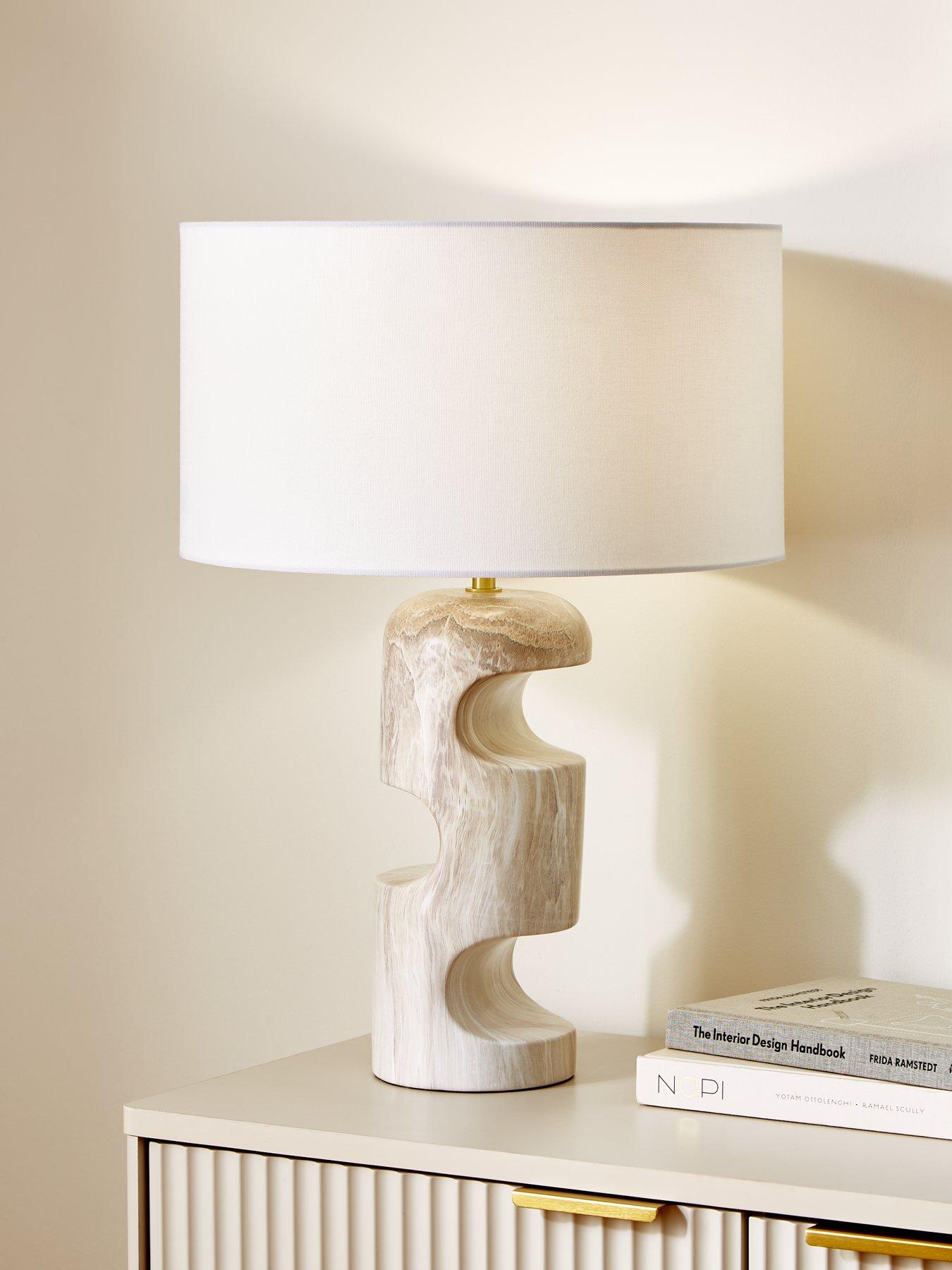 The Very Collection Sculptural Marble Table Lamp