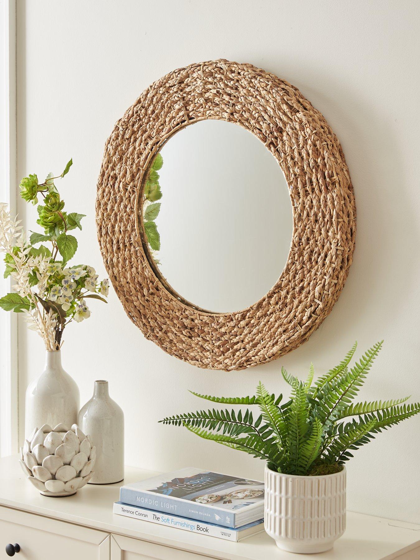 very-home-darla-wicker-woven-mirror-66cm