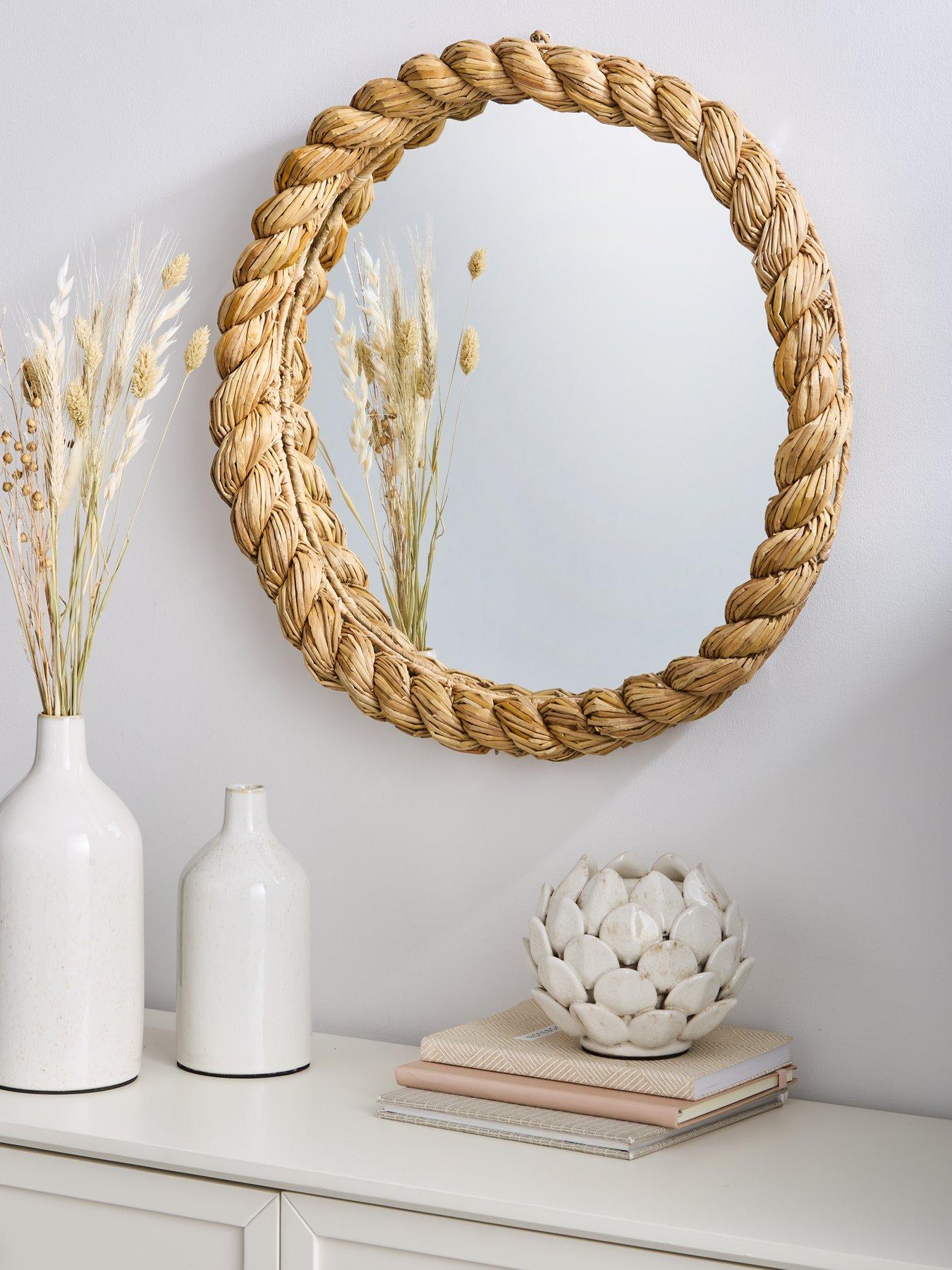 Image 1 of 7 of The Very Collection Rope Style Mirror 55cm