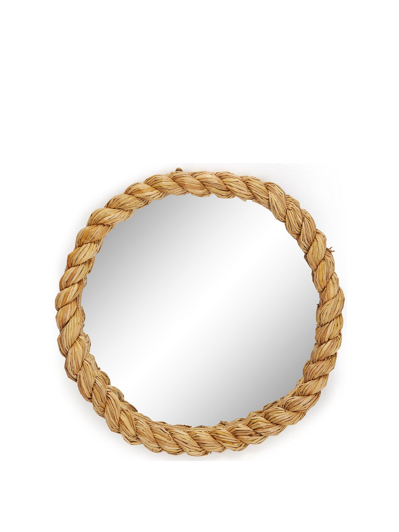 Image 2 of 7 of The Very Collection Rope Style Mirror 55cm