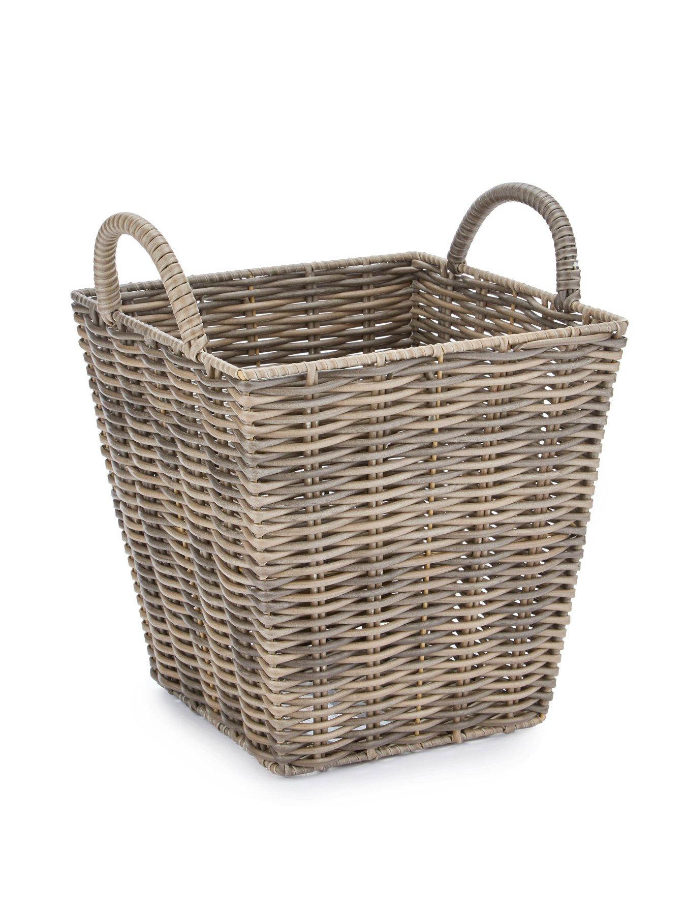  image of very-home-square-basket-with-handle