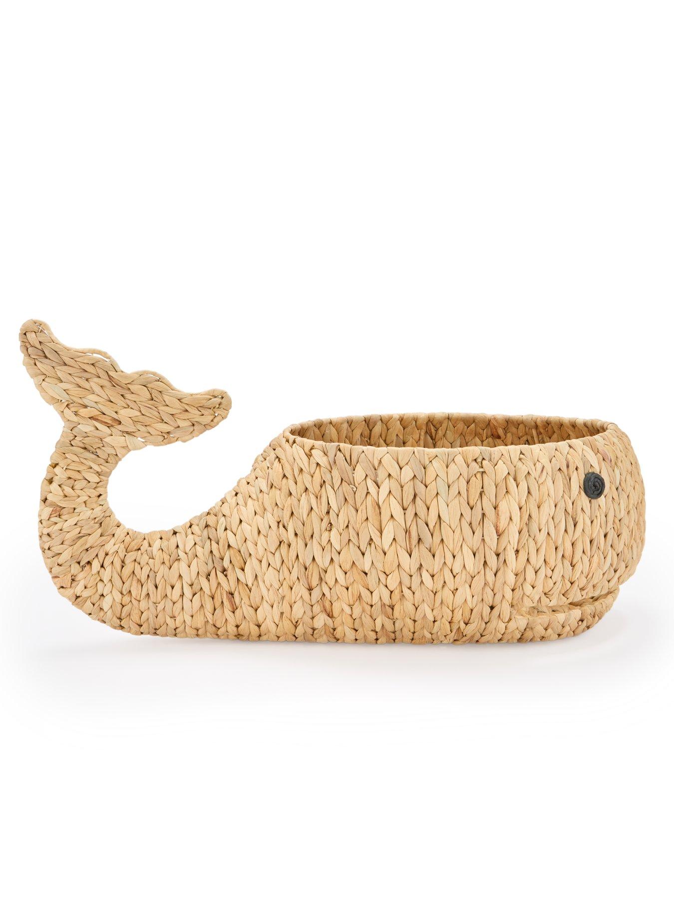  image of the-very-collection-wally-whale-shaped-basket