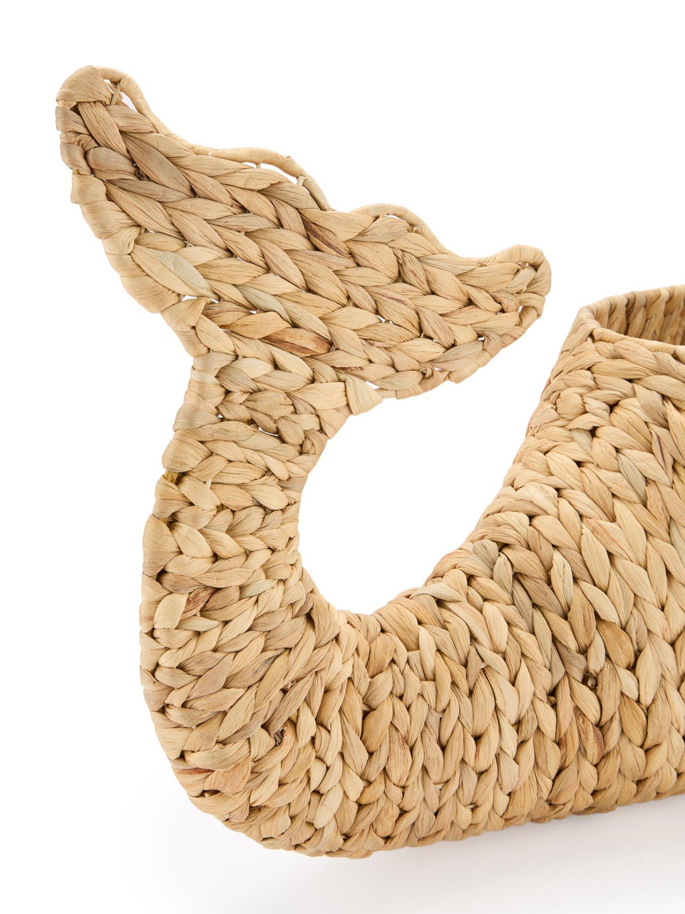  image of the-very-collection-wally-whale-shaped-basket
