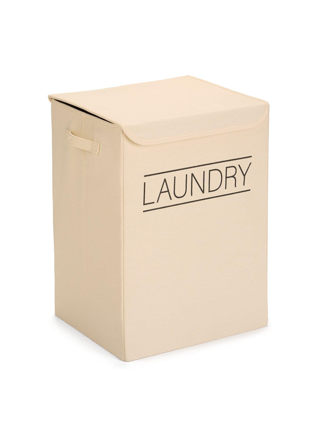  image of the-very-collection-fabric-laundry-hamper