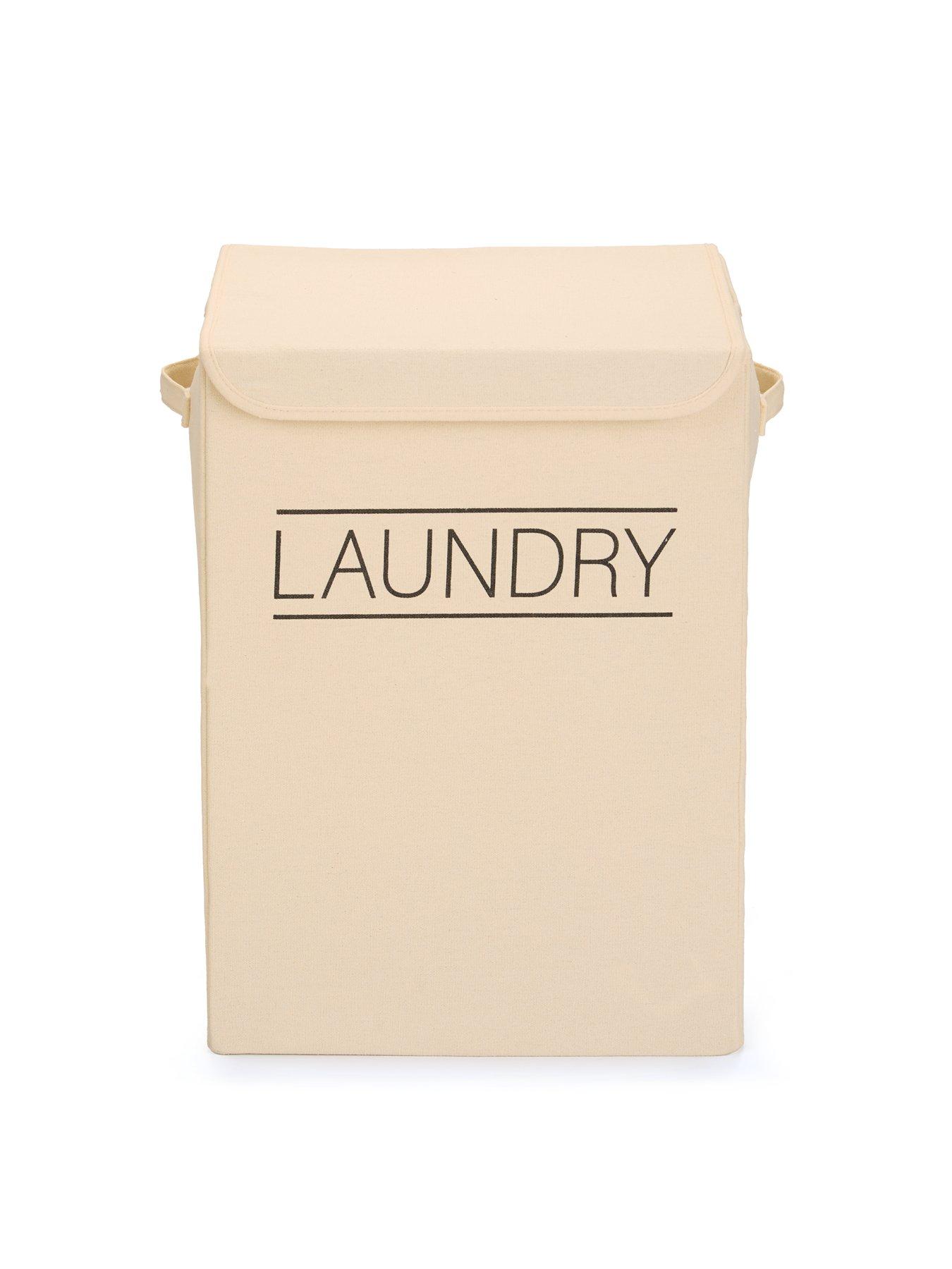  image of the-very-collection-fabric-laundry-hamper