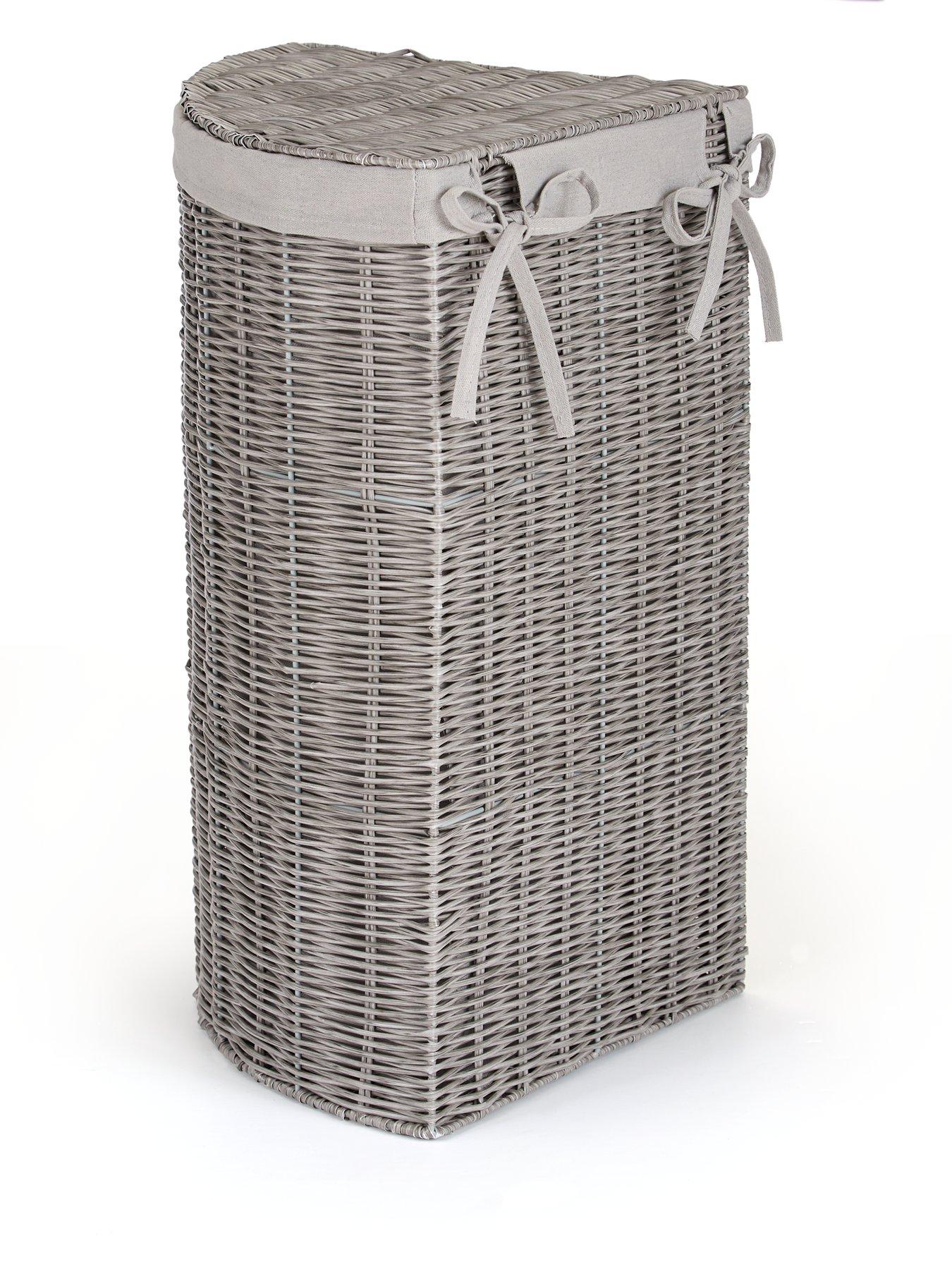  image of the-very-collection-rattan-laundry-corner-hamper