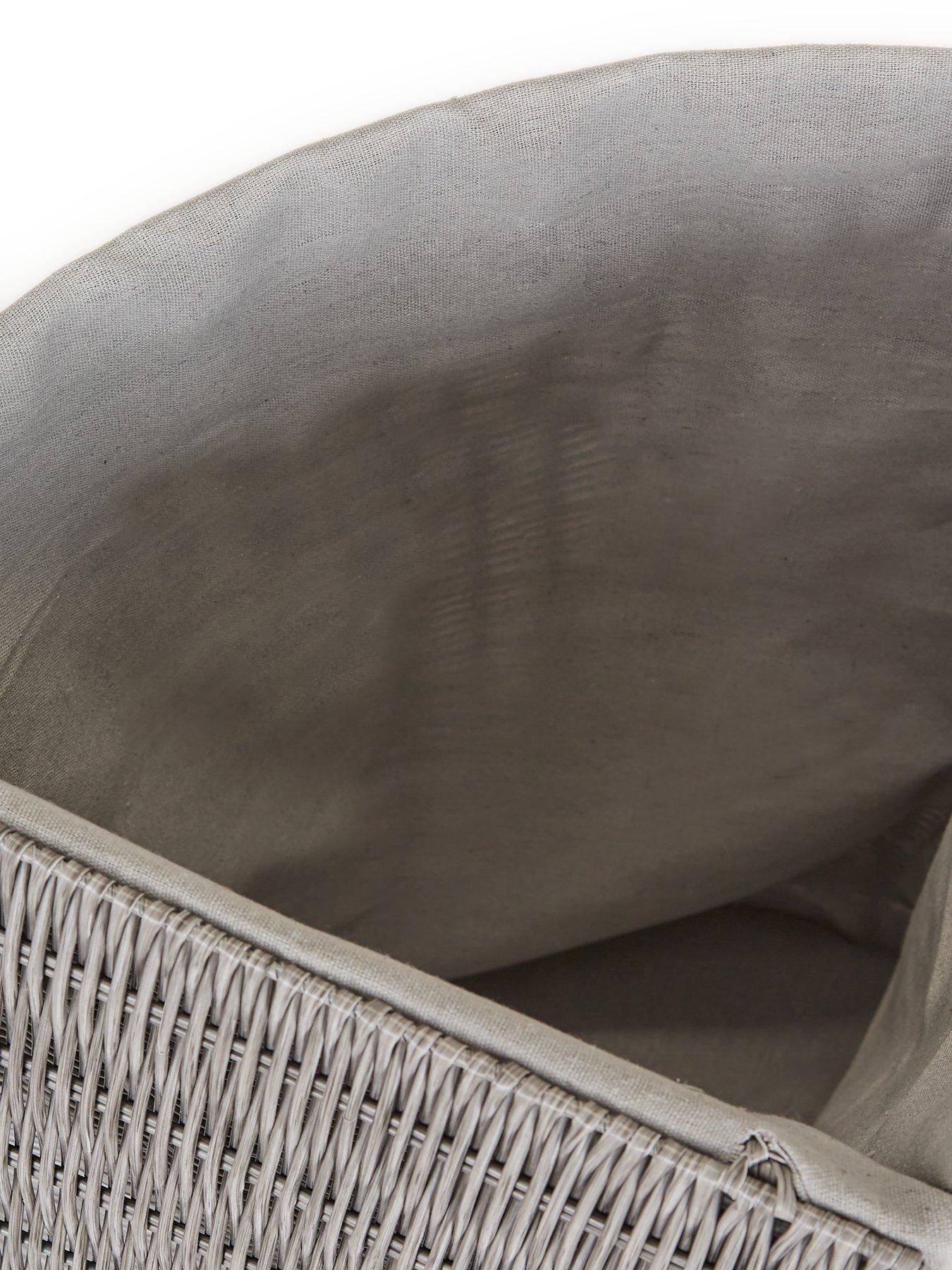  image of the-very-collection-rattan-laundry-corner-hamper