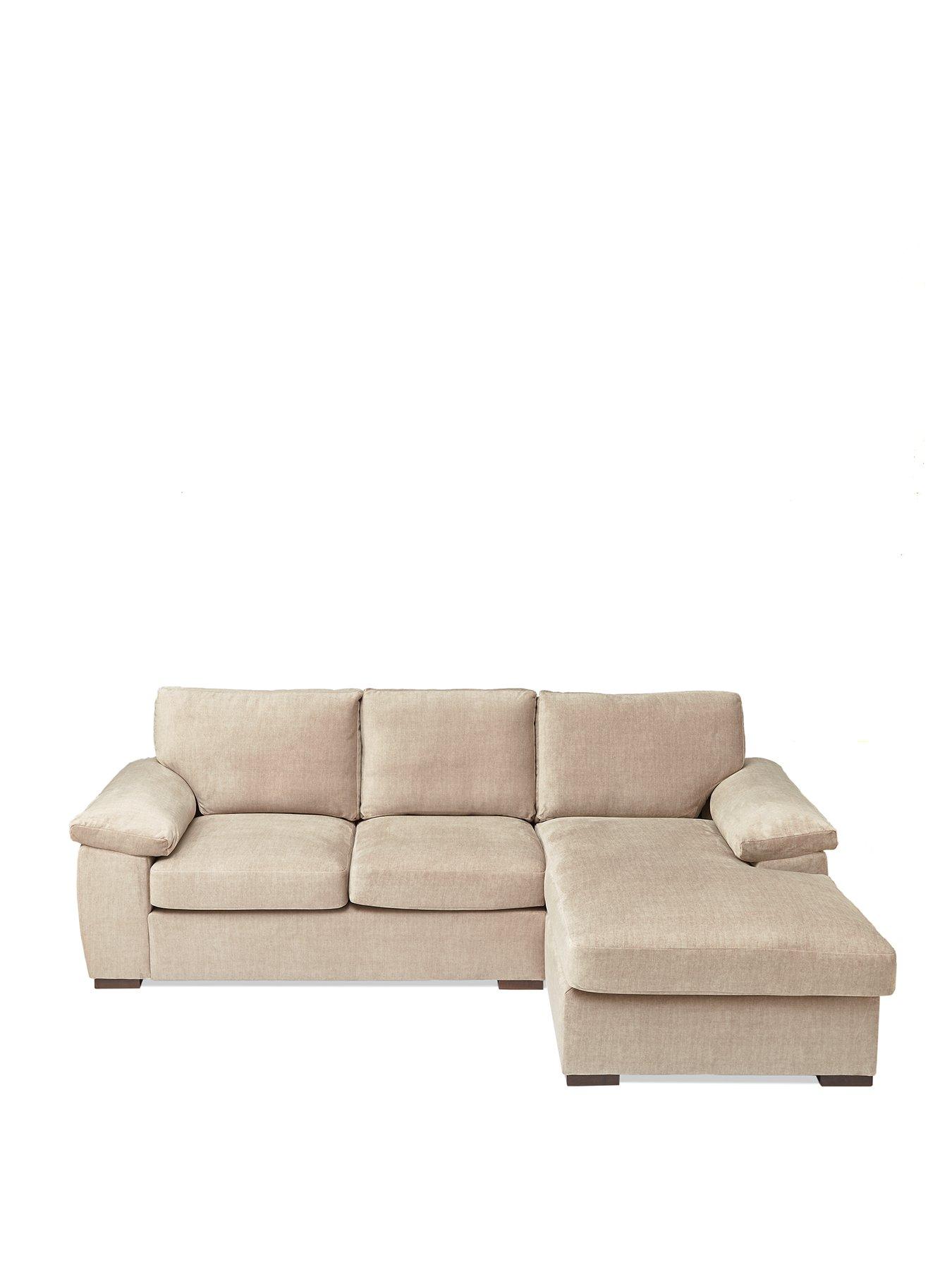 Image 2 of 7 of Very Home Eliza Right Hand 3 Seater Fabric Chaise Sofa -&nbsp;FSC&reg; Certified