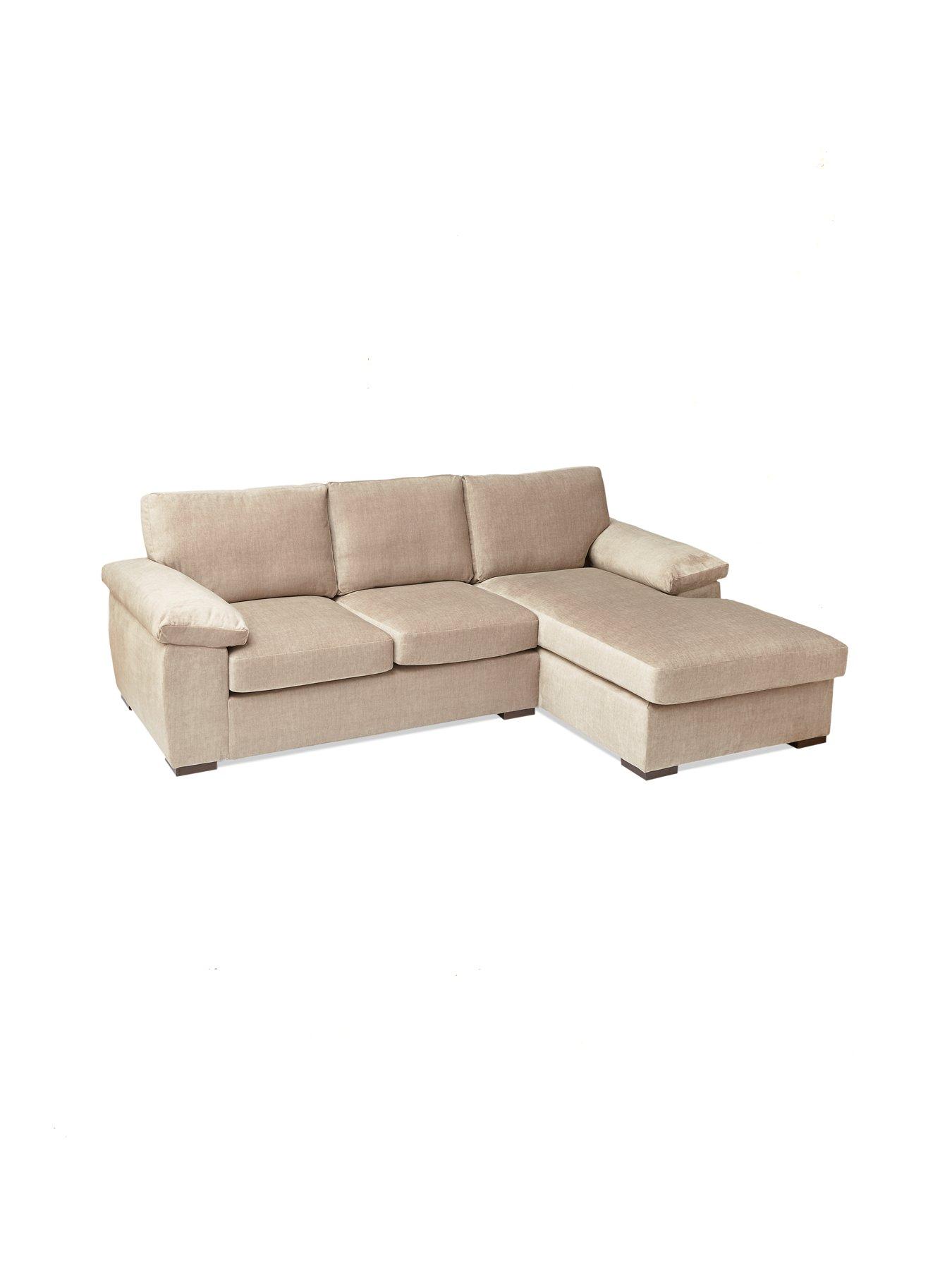Image 3 of 7 of Very Home Eliza Right Hand 3 Seater Fabric Chaise Sofa -&nbsp;FSC&reg; Certified